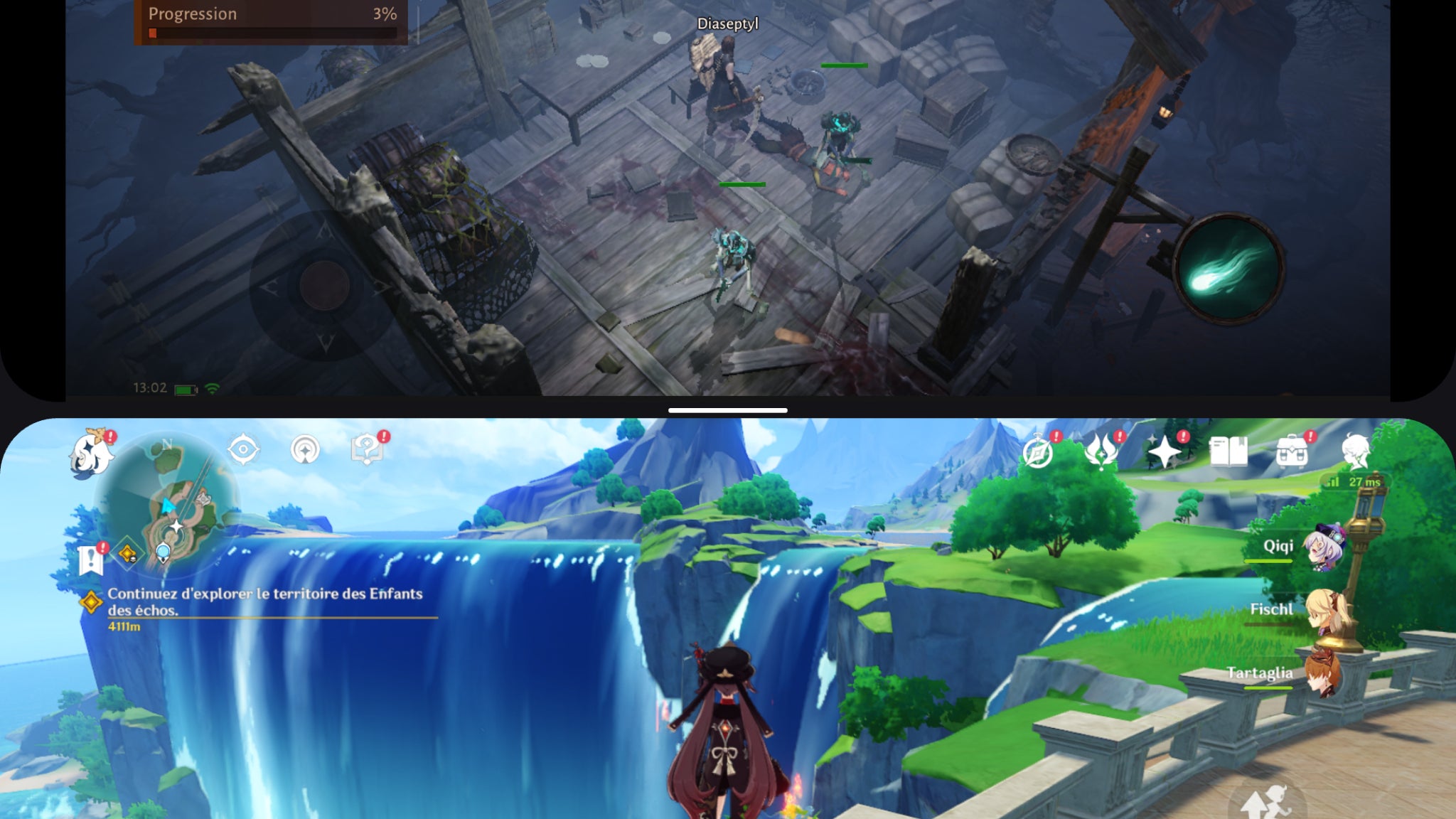 Les deux jeux fonctionnent parfaitement malgré les deux ambiances complétement différentes