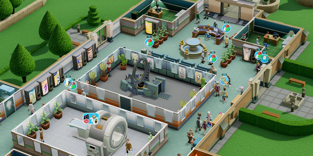 Construisez votre hôpital, gérez votre personnel et soignez vos patients des maladies les plus improbables dans "Two Point Hospital".