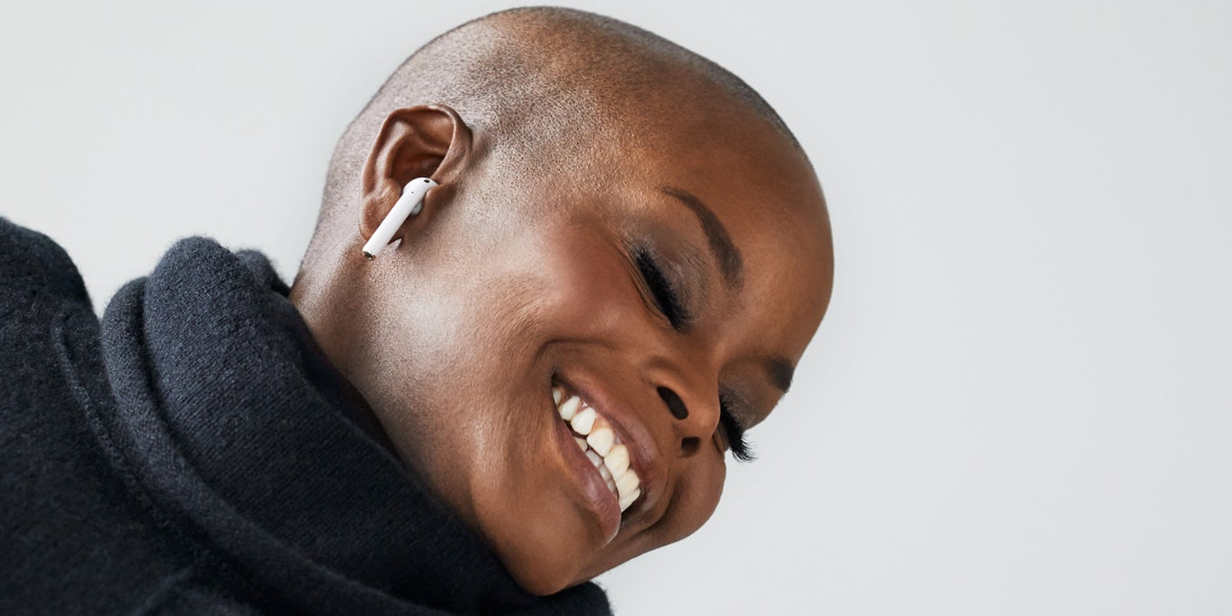 La danseuse Hope Boykin avec ses AirPods