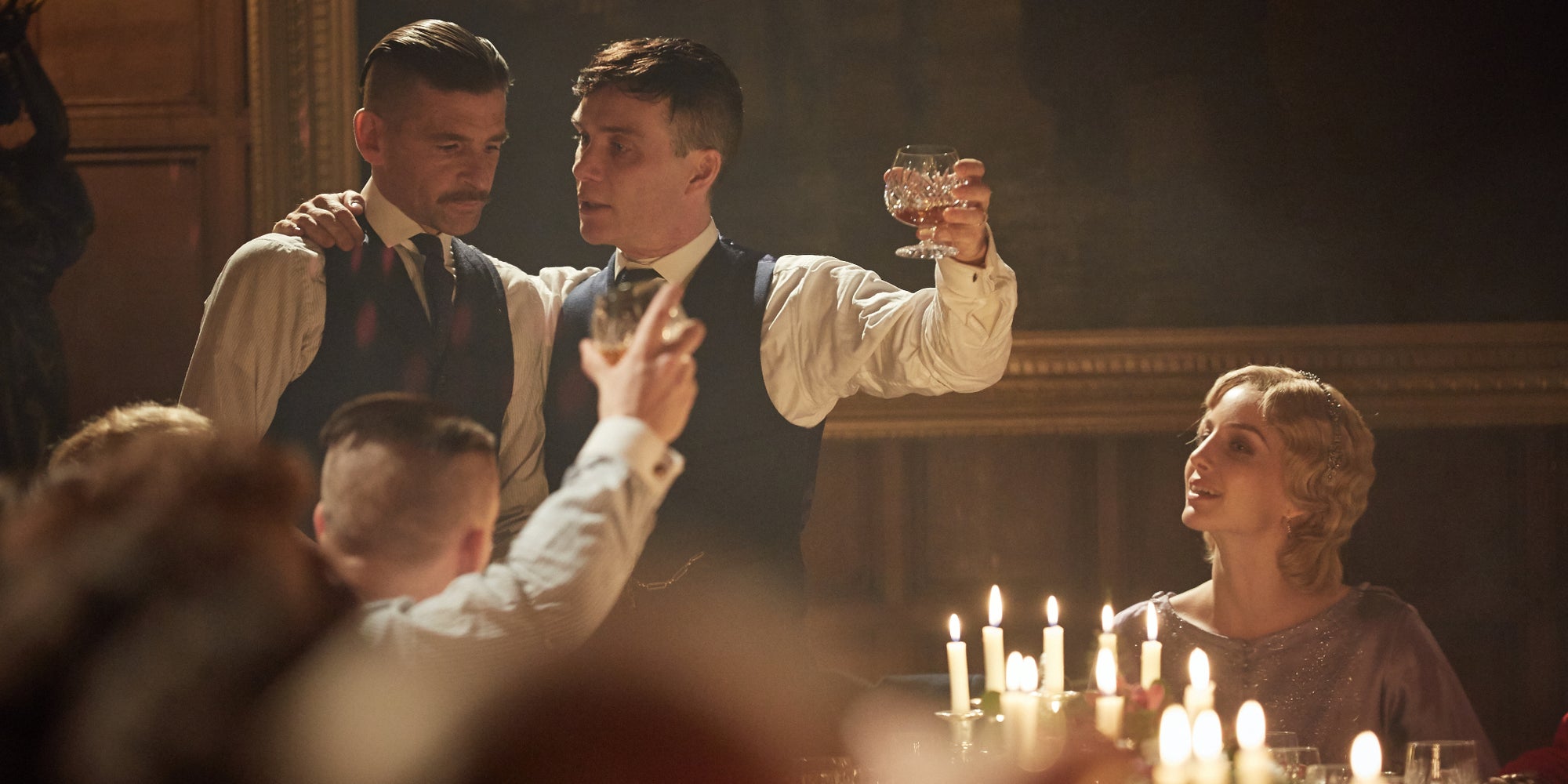 Arthur et Thomas Shelby dans la saison 3 de Peaky Blinders sur Netflix
