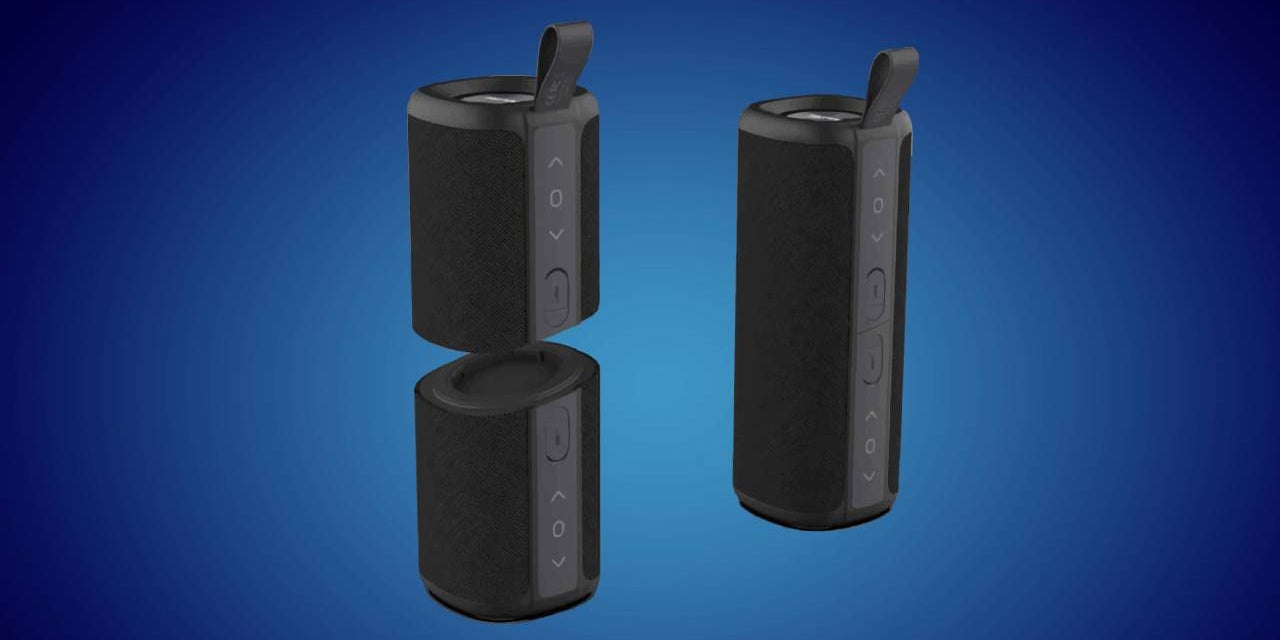 L'enceinte Altice 2 en 1 se transforme pour offrir un son puissant en un bloc, et un son stéréo lorsqu'elle est dissociée.