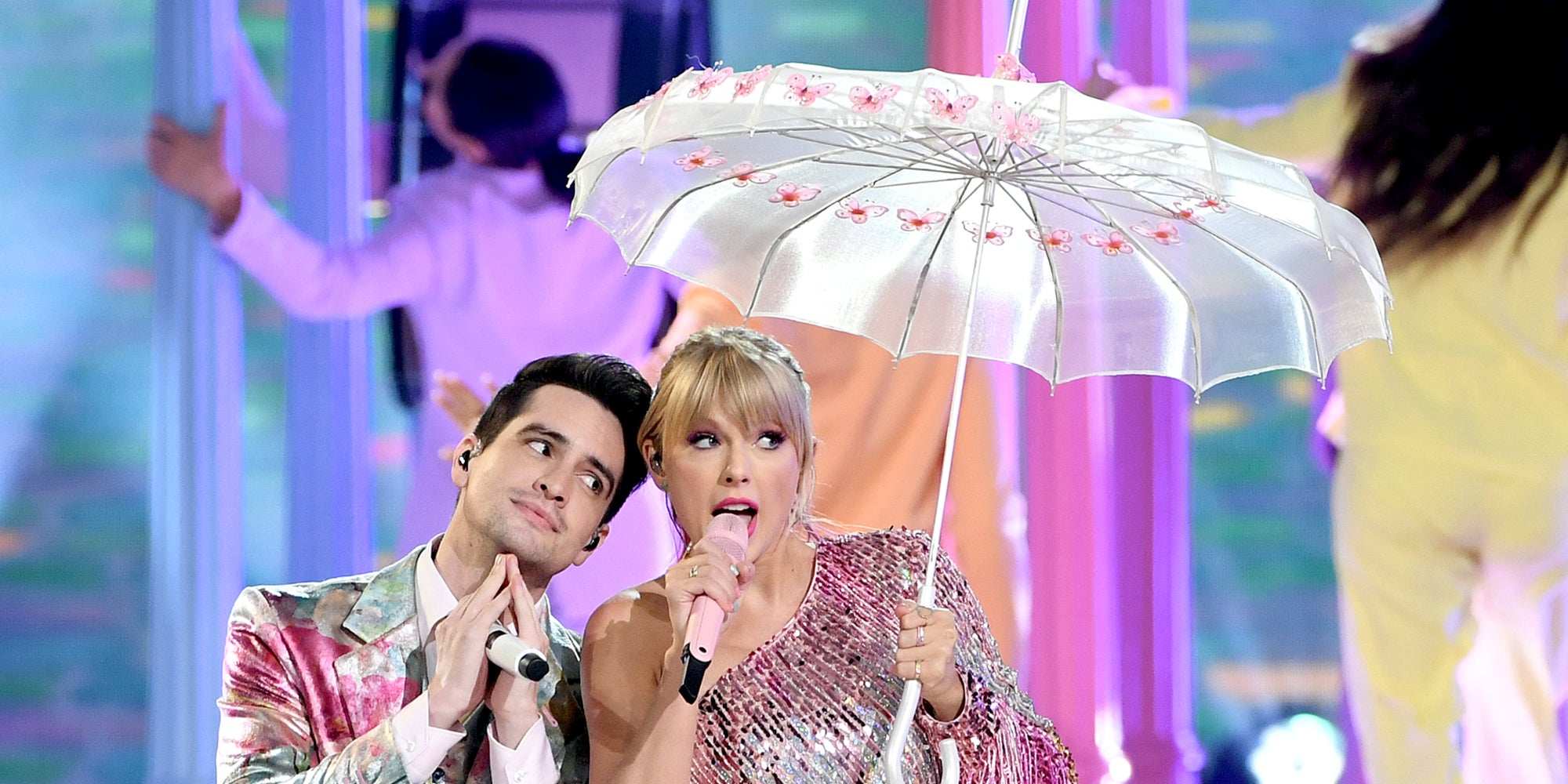 Taylor Swift et Brendon Urie aux Billboard Music Awards 2019.