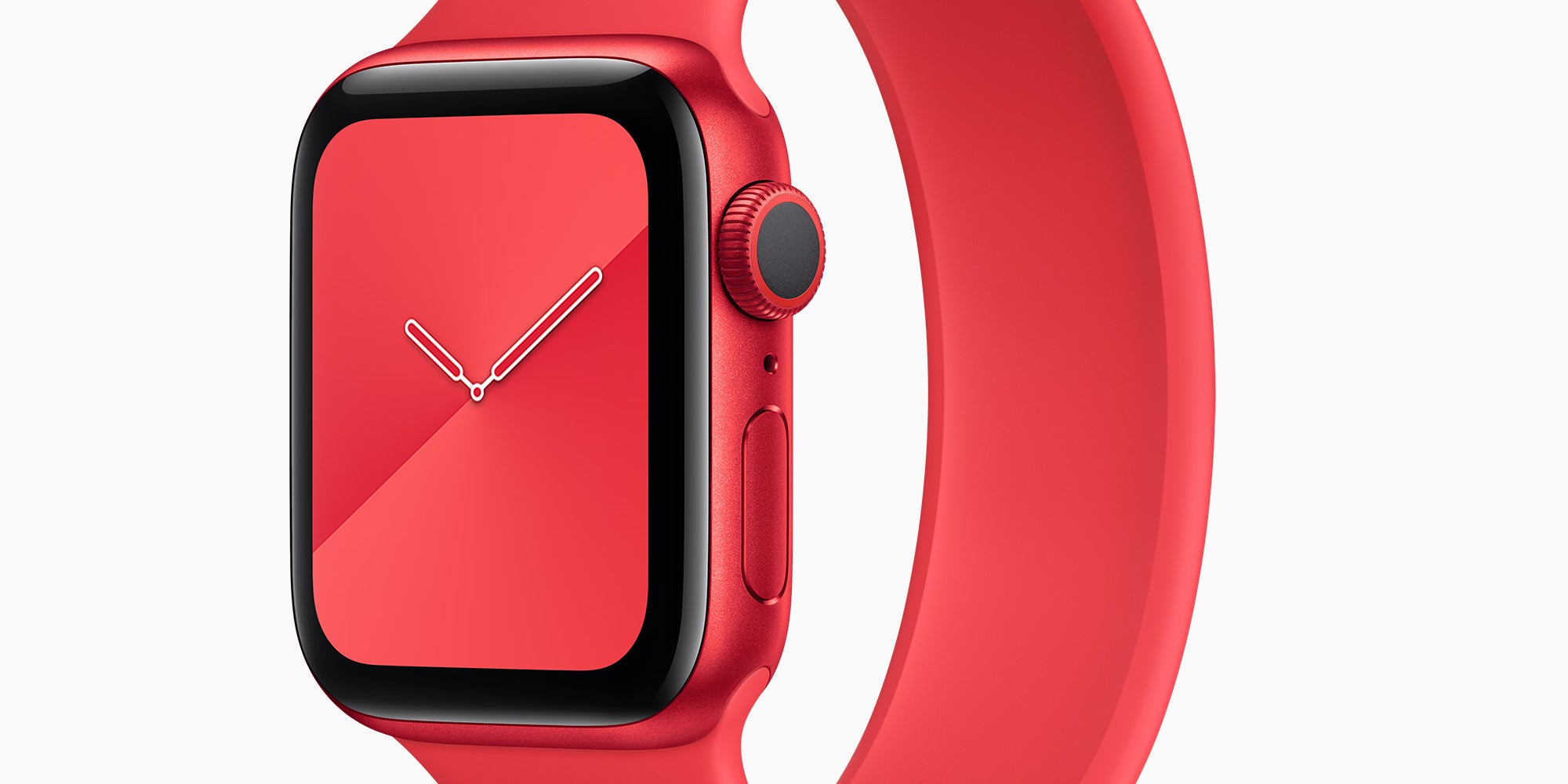 L'Apple Watch Series 6, ici dans sa version (PRODUCT)RED, va bientôt voir arriver la nouvelle série
