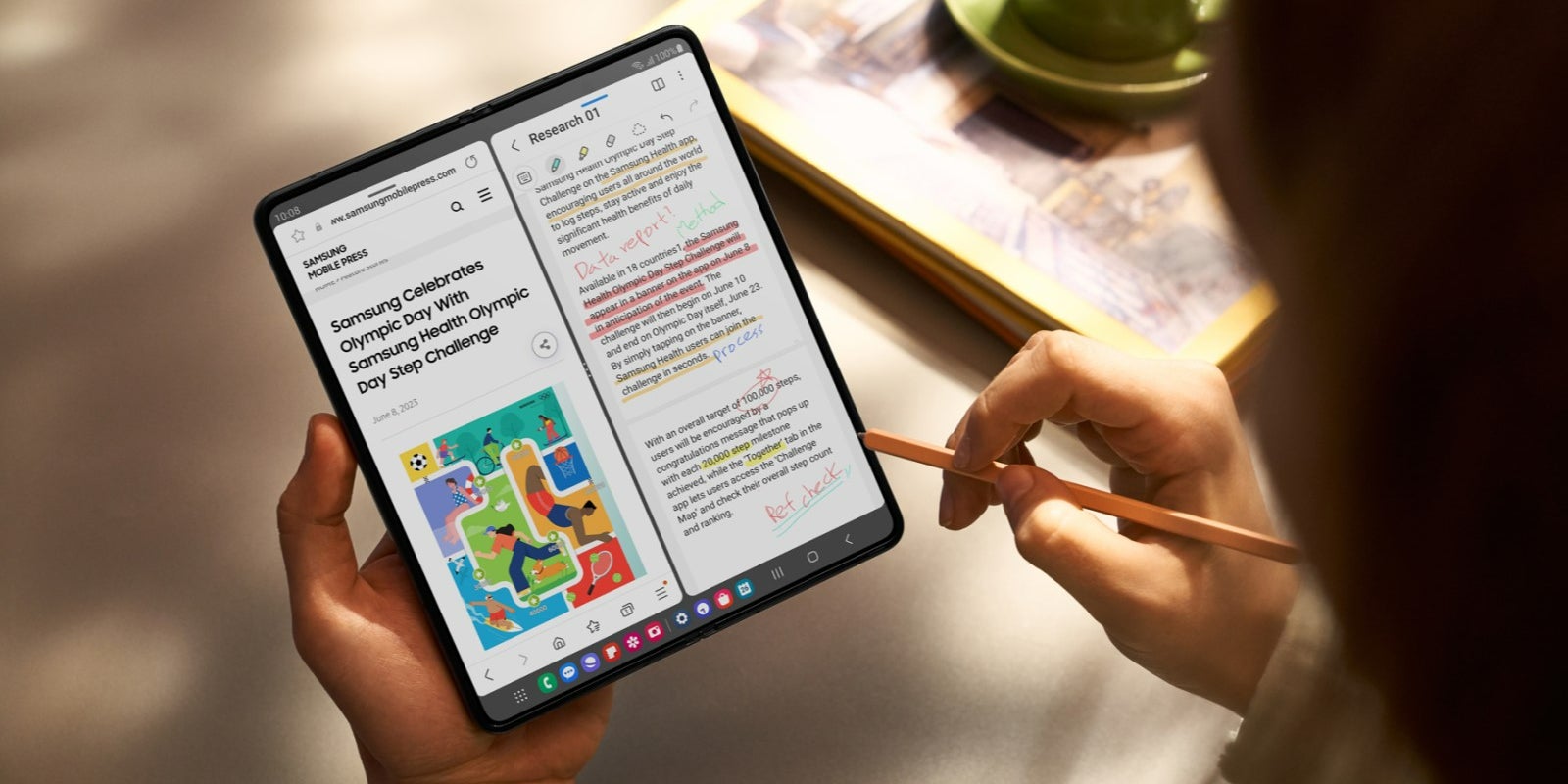 Voici tout ce que l'on sait au sujet du futur Galaxy Z Fold6 de Samsung, le successeur du Galaxy Z Fold5 (en photo). 