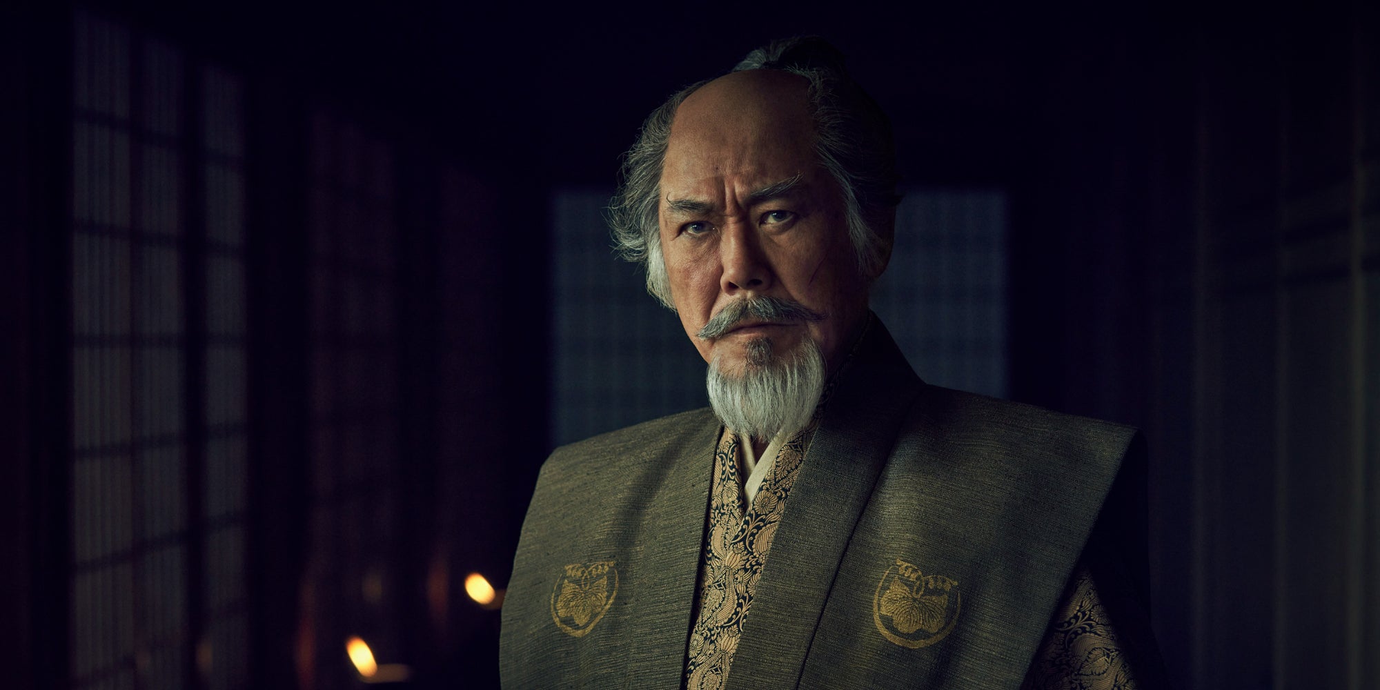 Yoshii Toranaga (Hiroyuki Sanada) dans la série ''Shōgun'', disponible dès maintenant sur Disney+.