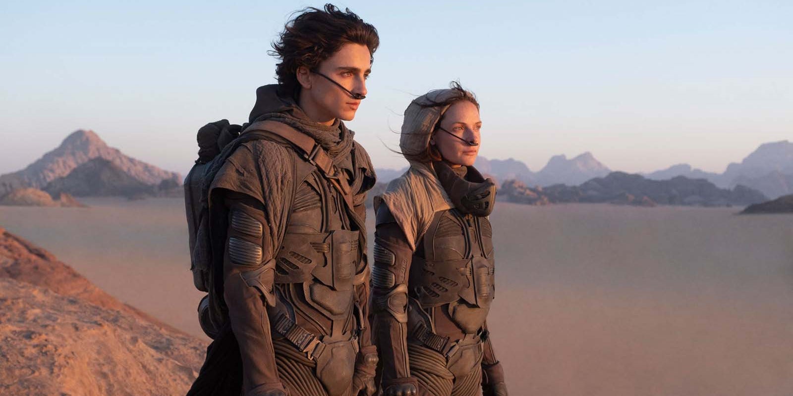 Timothée Chalamet et Rebecca Ferguson dans Dune, le film de Denis Villeneuve