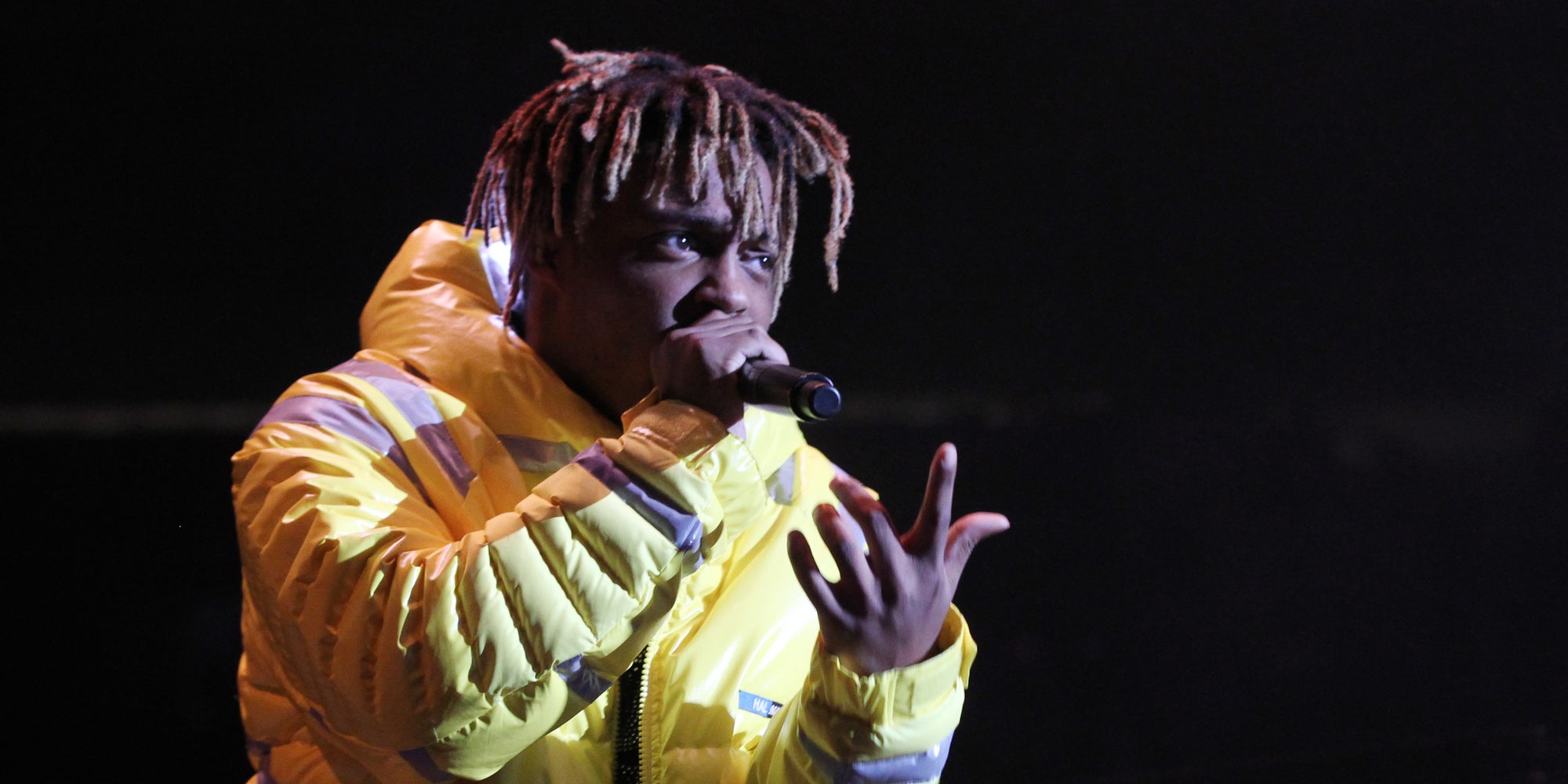 Le rappeur Juice WRLD en concert à Newark, dans le New Jersey, le 28 octobre 2018