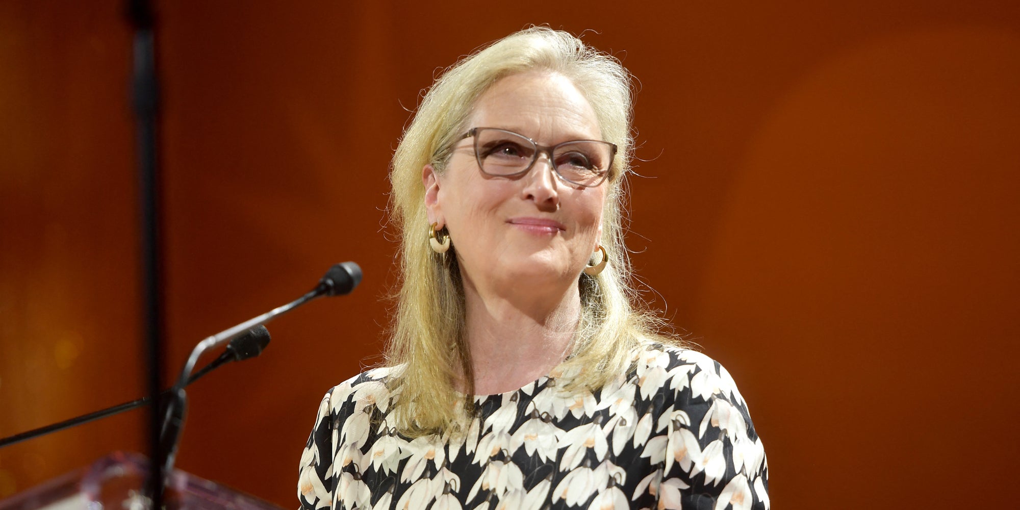 Meryl Streep recevant le TIFF Tribute Actor Award au Festival du Film International de Toronto, en 2019.