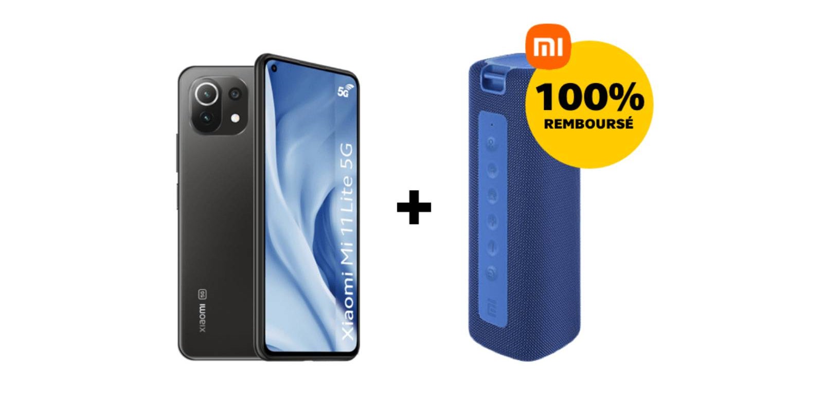 En ce moment, pour l'achat d'un smartphone Xiaomi 11 Lite 5G NE chez SFR, obtenez une enceinte Xiaomi Mi Portable Bluetooth 100% remboursée.