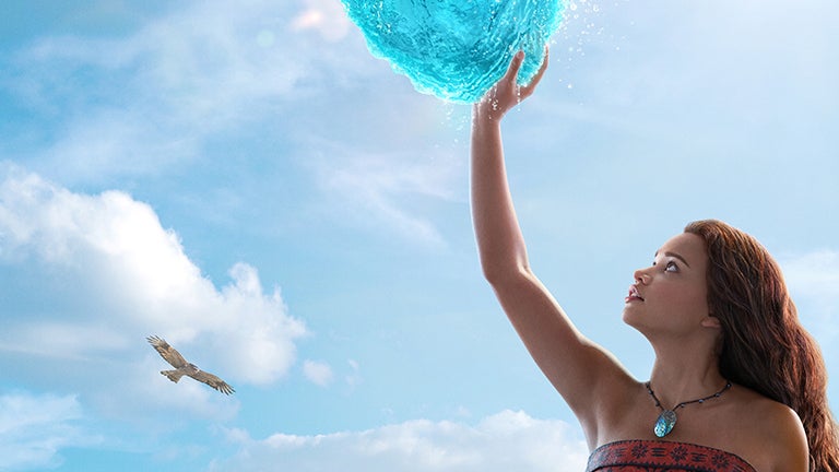 L'affiche de l'adaptation en live-action de "Vaiana, la légende du bout du monde".