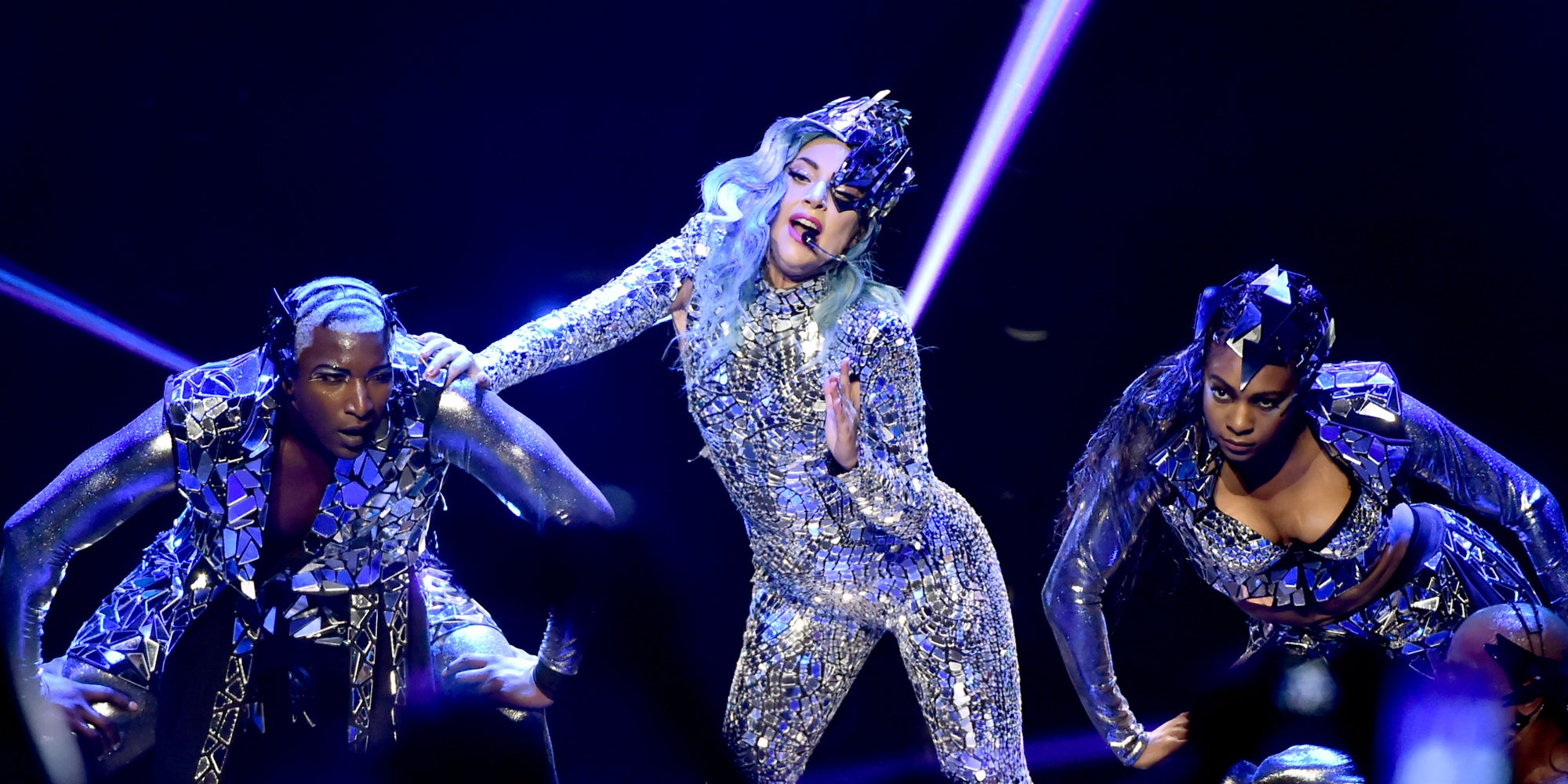 Lady Gaga sur la scène du AT&T TV Super Saturday Night à Miami en février 2020.