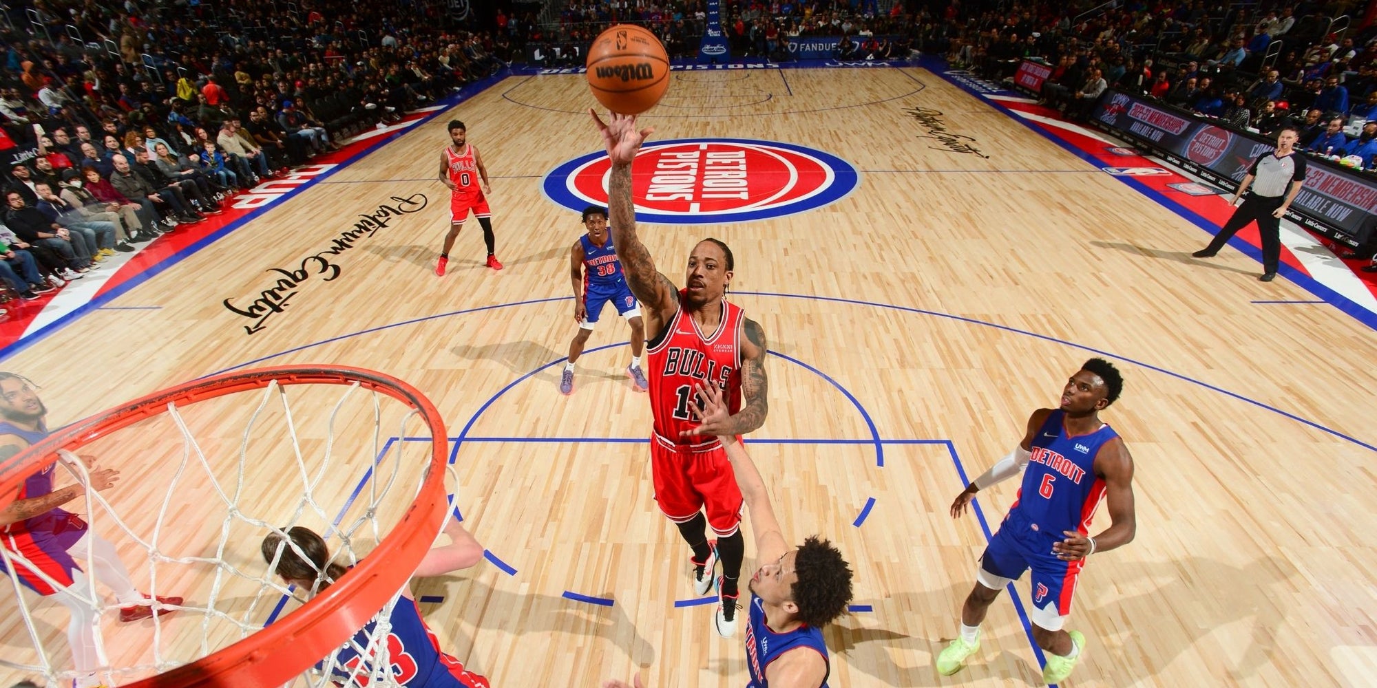 Les Chicago Bulls et les Detroit Pistons seront à l'affiche du NBA Paris Game 2023.