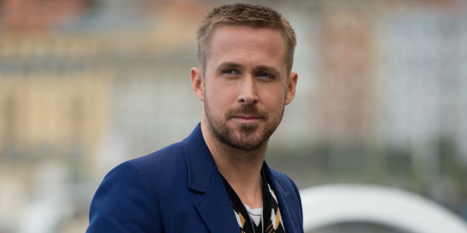 Ryan Gosling durant le photocall pour "First man" au festival du film de San Sebastian, le 24 septembre 2018.