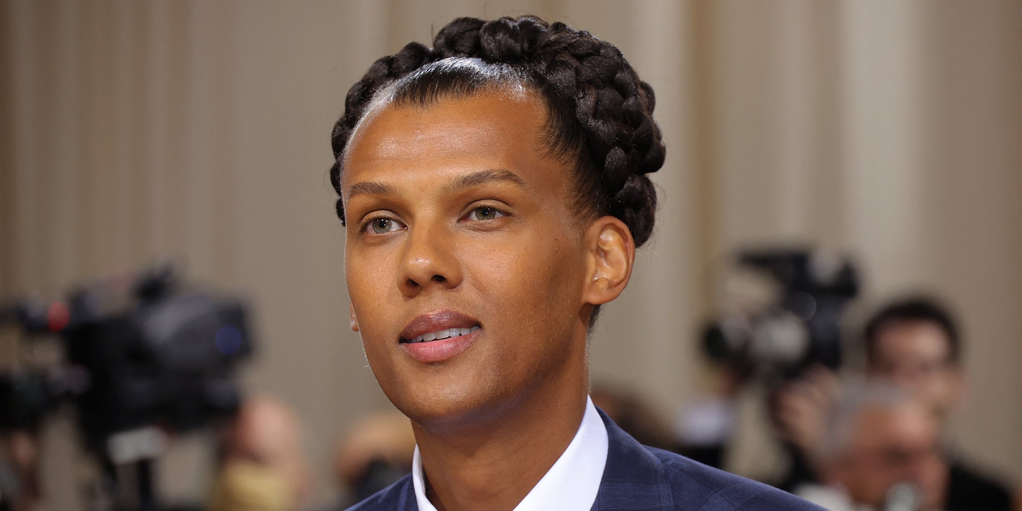 Stromae lors du Met Gala 2022  « In America : An Anthology of Fashion » au Metropolitan Museum of Art le 2 mai 2022 à New York