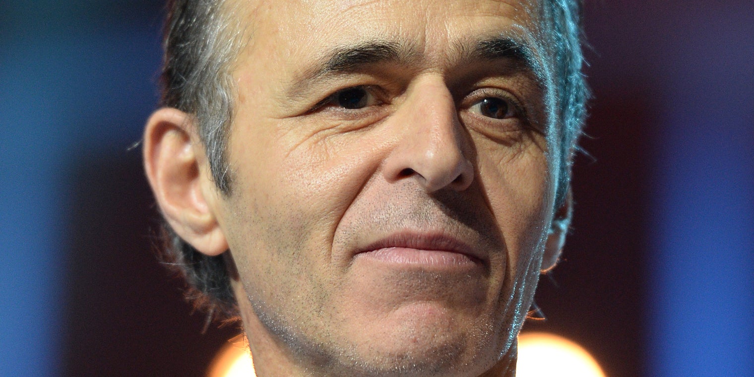 Jean-Jacques Goldman lors d'un concert des Enfoirés à Strasbourg, le 15 janvier 2014