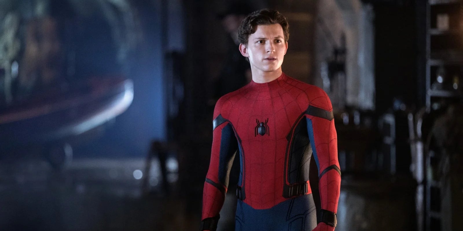Peter Parker alias Spider-Man (Tom Holland) dans "Spider-Man : Far From Home" de Jon Watts. 