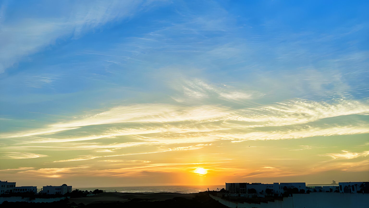 Un coucher de soleil sur Agadir