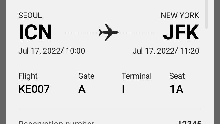 Enregistrez vos cartes d'embarquement directement dans l'application Samsung Wallet 