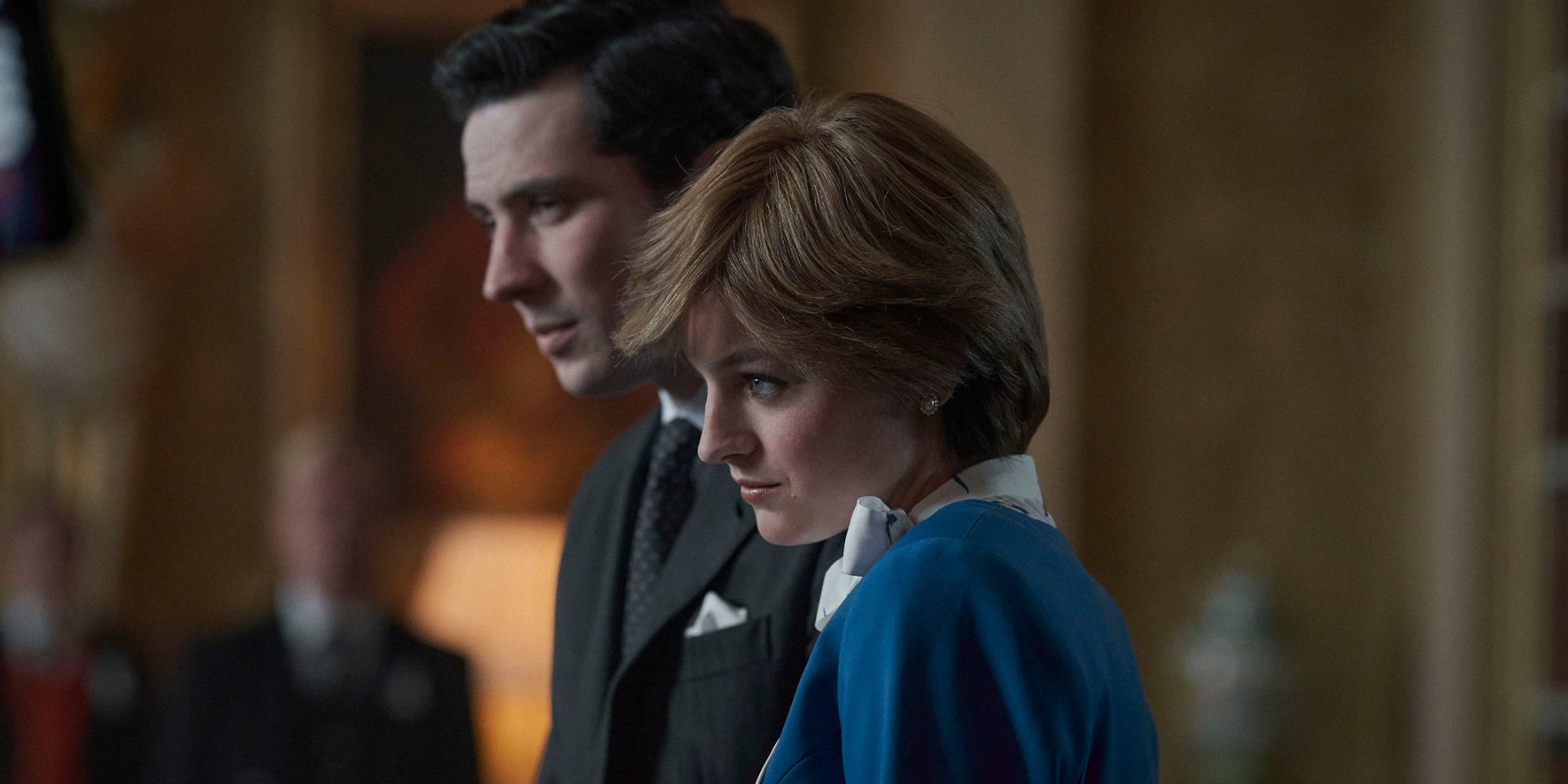 Emma Corrin et Josh O'Connor incarnent la princesse Diana et le prince Charles dans la saison 4 de "The Crown".