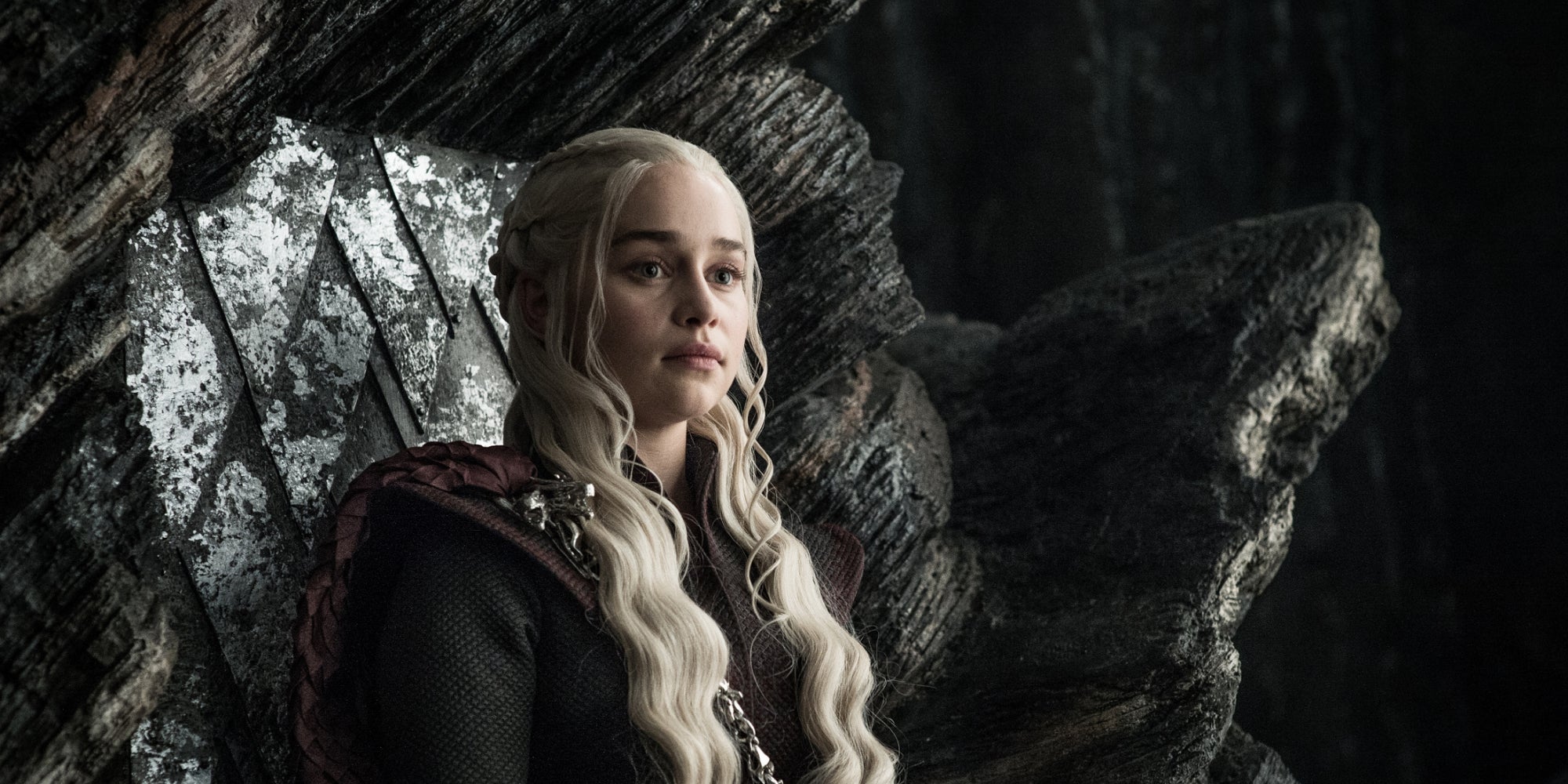 Daenerys Targaryen (Emilia Clarke), dans son château à Peyredragon, dans Game of Thrones.