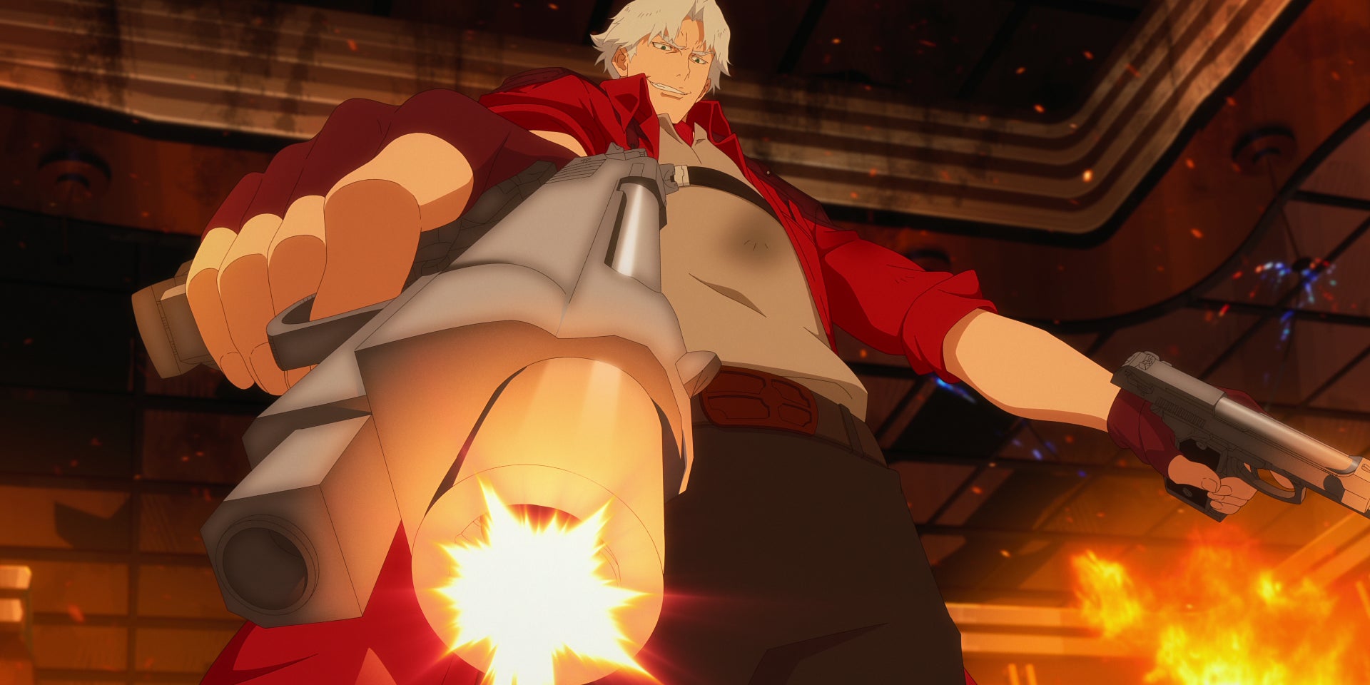 Dante garde sa personnalité provocatrice du jeu vidéo et farm de l'aura.