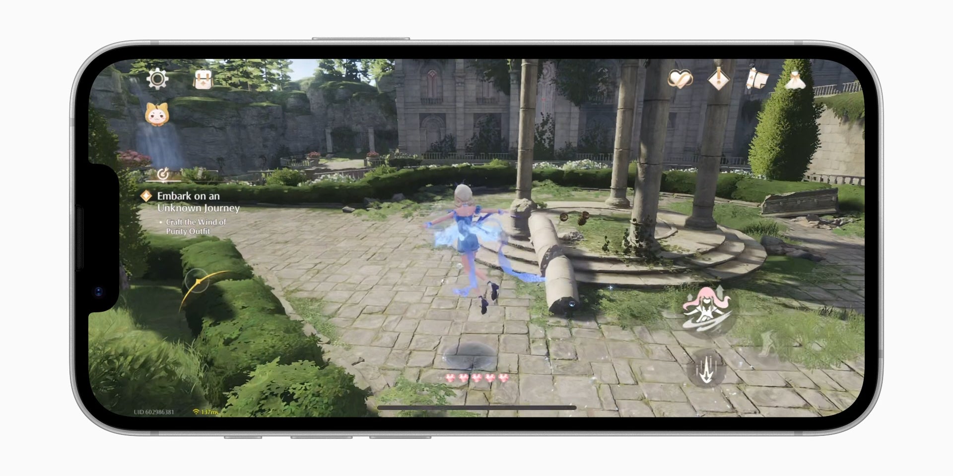 L'iPhone 16e (photo), malgré son côté abordable, est parfait pour le gaming.