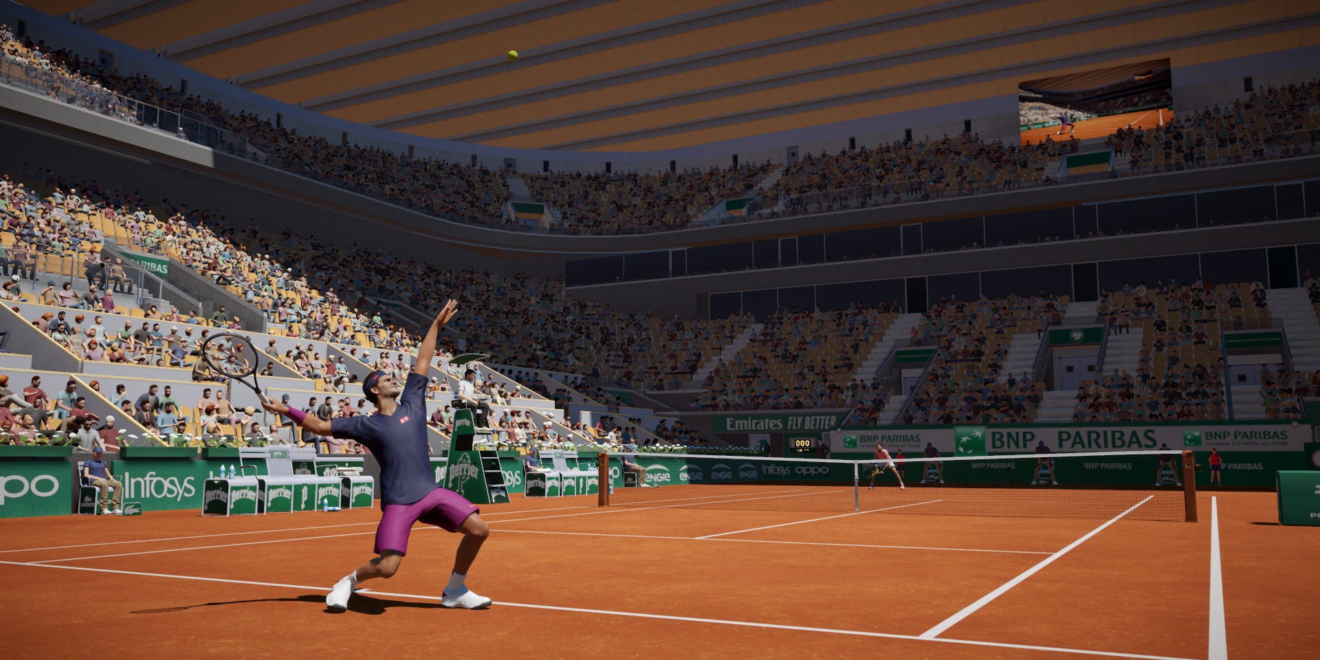 Vous rêvez de maîtriser le service comme Roger Federer ? Faites l'expérience avec "Tennis World Tour 2" !