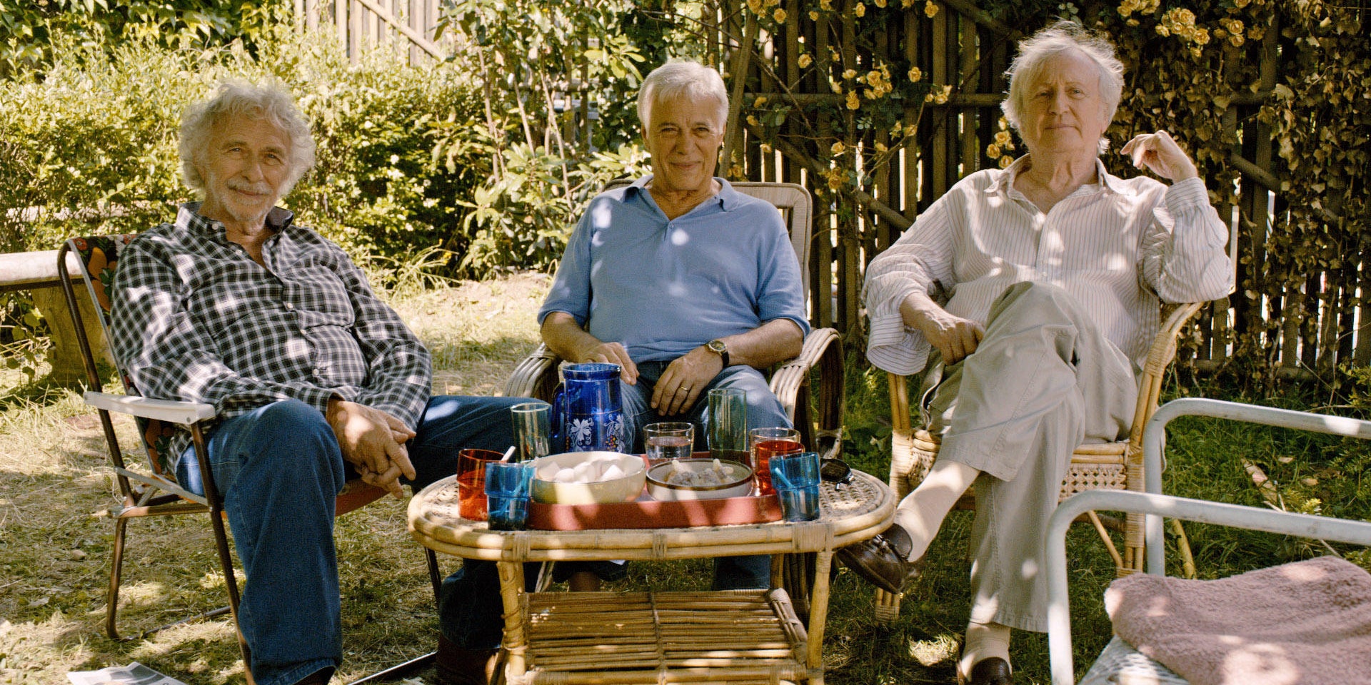 Pierre Richard, Guy Bedos et Claude Rich dans la comédie "Et si on vivait tous ensemble ?" de Stéphane Robelin.