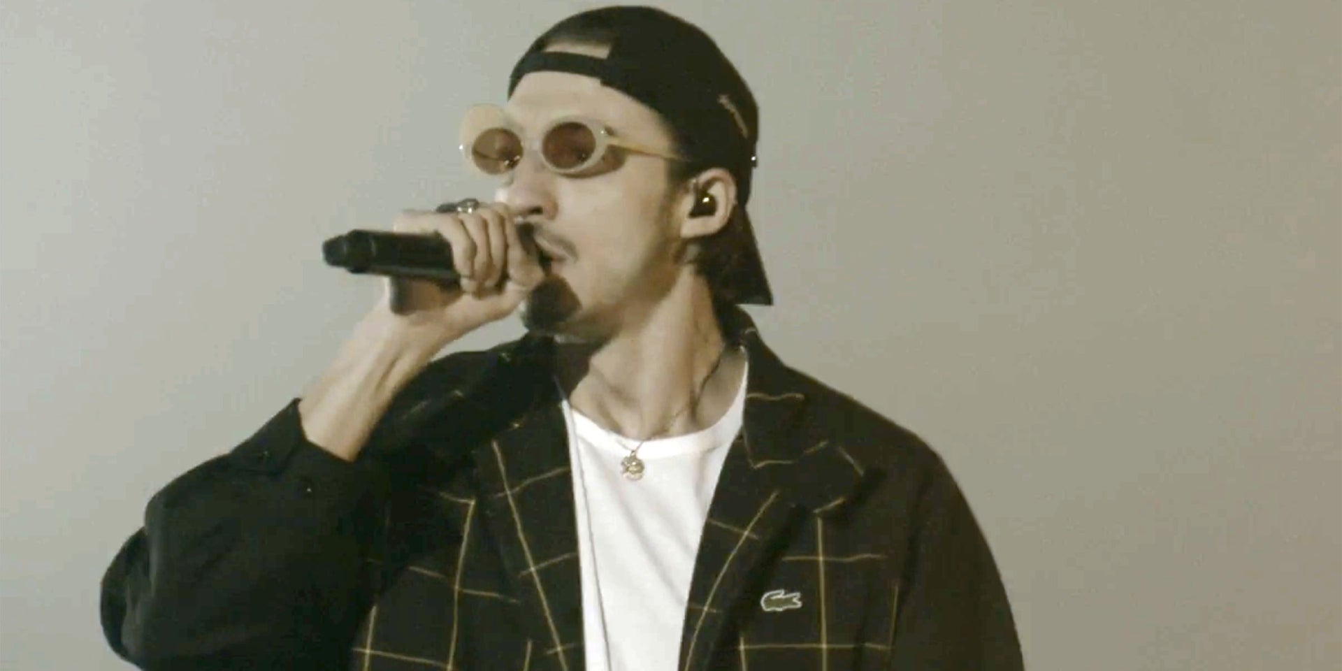 Roméo Elvis lors d'un concert au Zenith de Lille en 2020