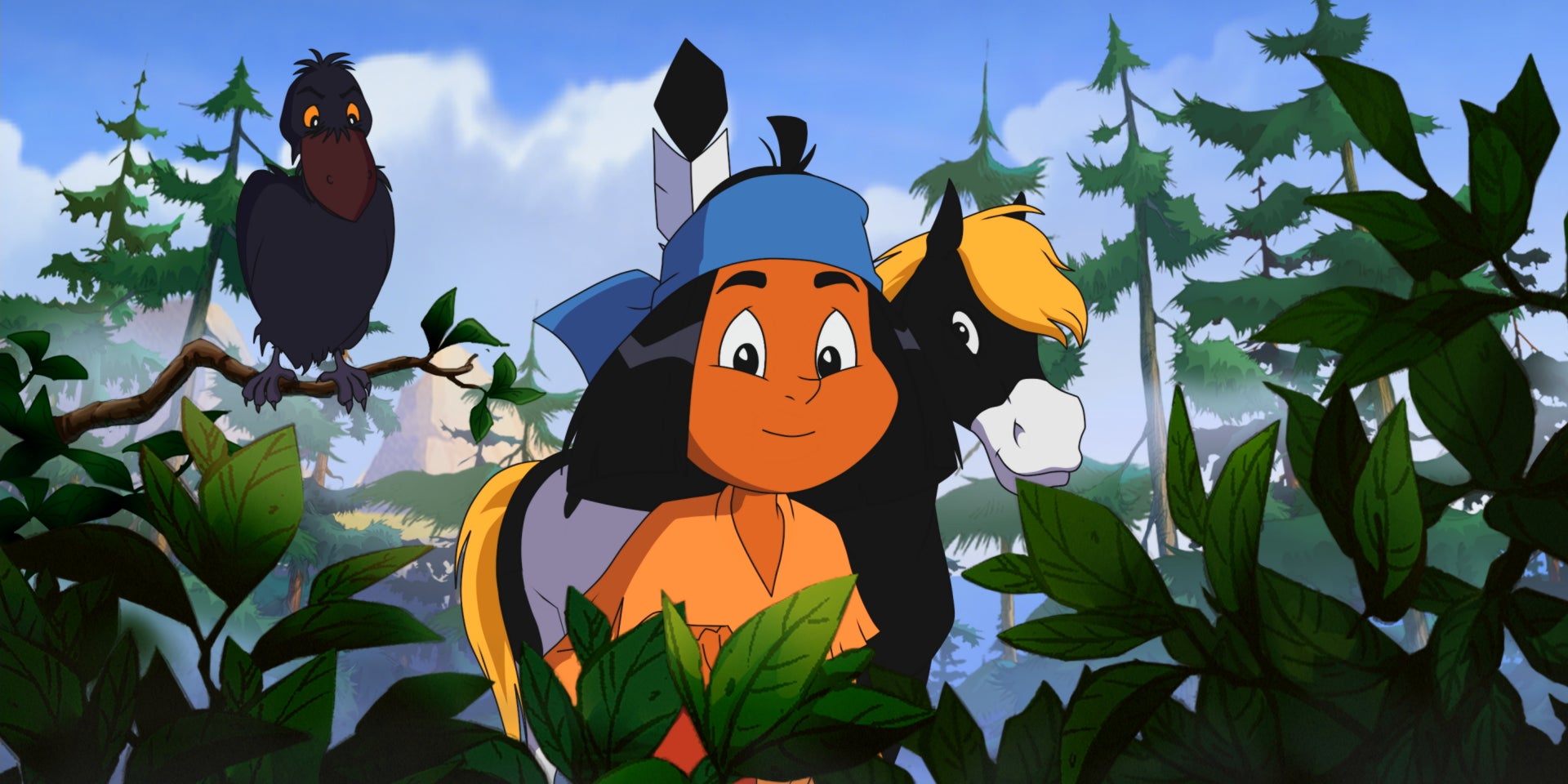 Le dessin animé Yakari est disponible sur l'application SFR Kids Récré