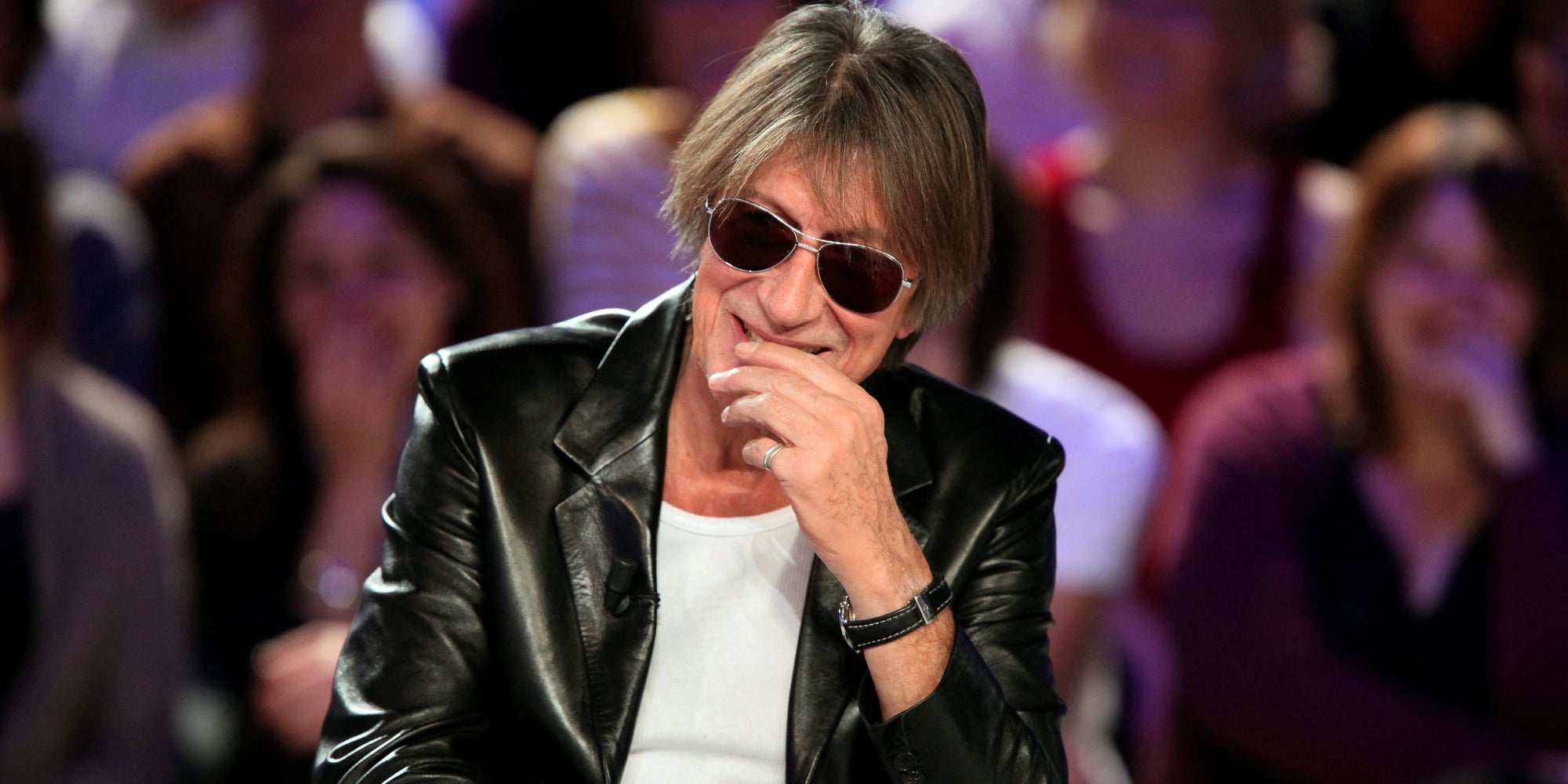 Jacques Dutronc sur le plateau de l'émission de Canal+ "Le grand journal", le 15 décembre 2009.