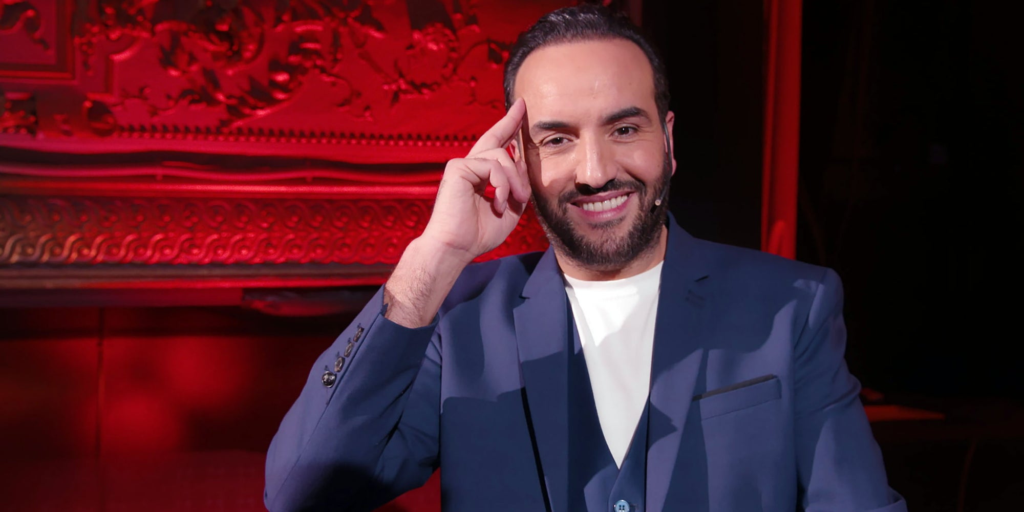 Kamel le Magicien lors de son spectacle ''Crois en tes rêves !'', à découvrir sur Canal+.
