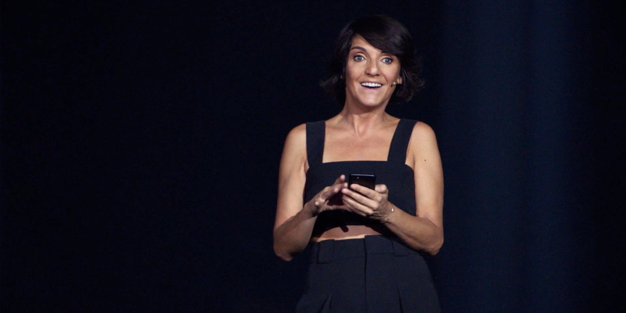 Florence Foresti sur scène à Montpellier, lors de son dernier spectacle "Épilogue".