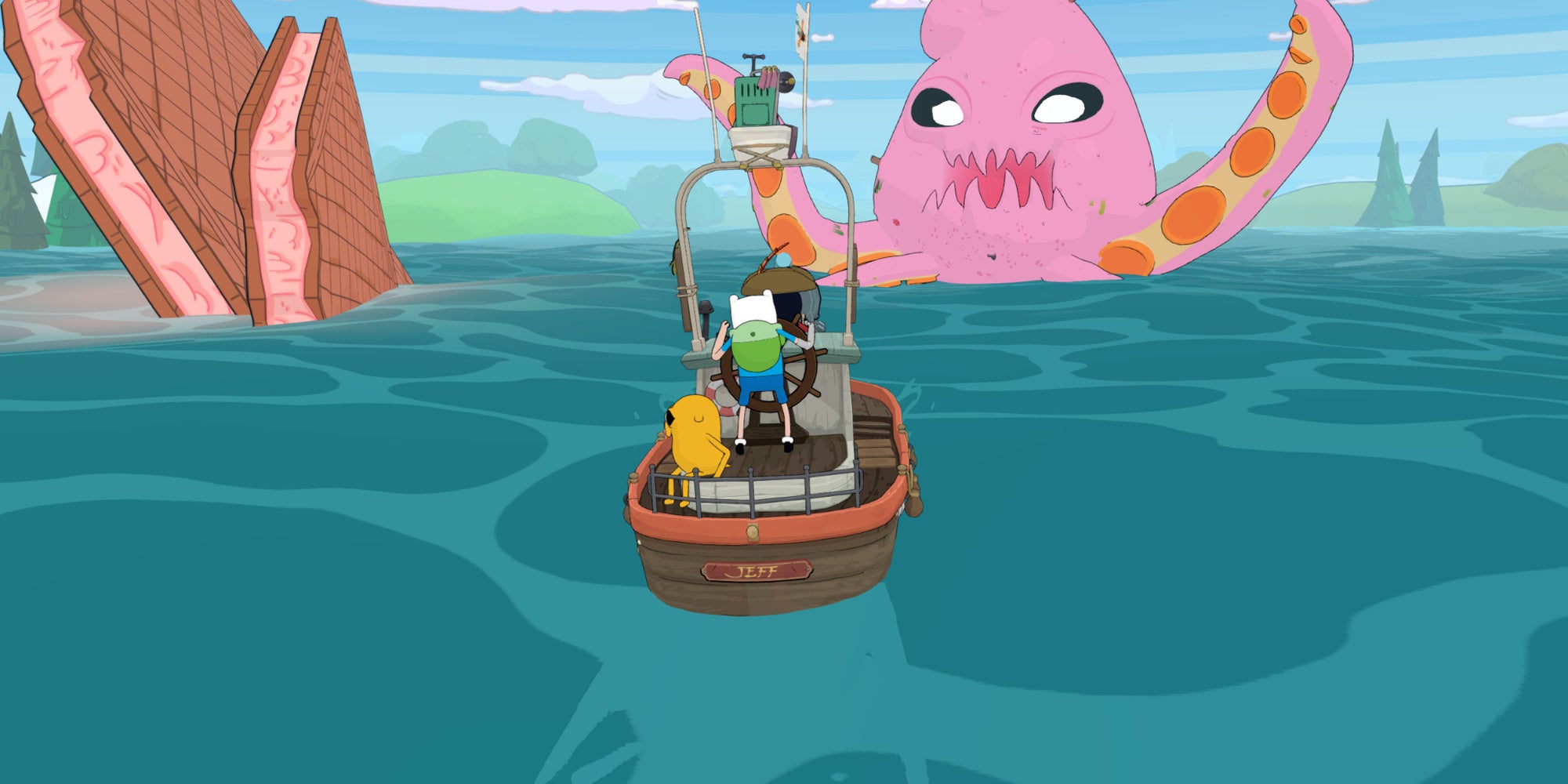 Retrouvez Finn et Jake dans Adventure Time : Les Pirates de la Terre de Ooo sur SFR Gaming