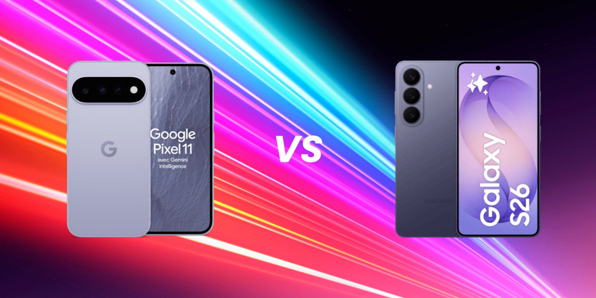 Qui l'emportera entre le Google Pixel 11 et le Samsung Galaxy S26 ?