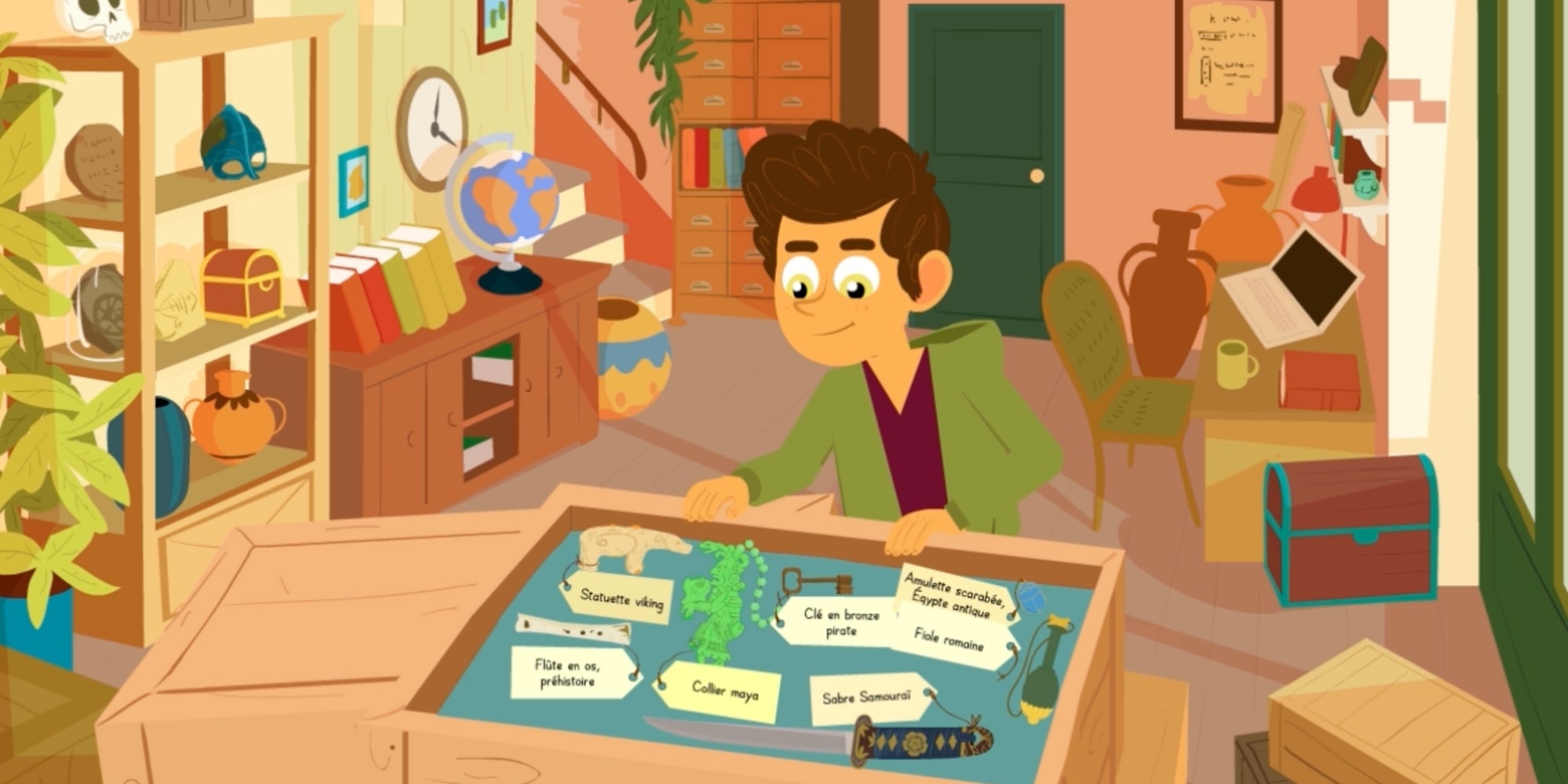 Le jeune Idris débarque sur SFR Kids Récré pour embarquer votre enfant dans une folle aventure pour découvrir l'Histoire du monde à travers "Idris, l'explorateur du temps". 