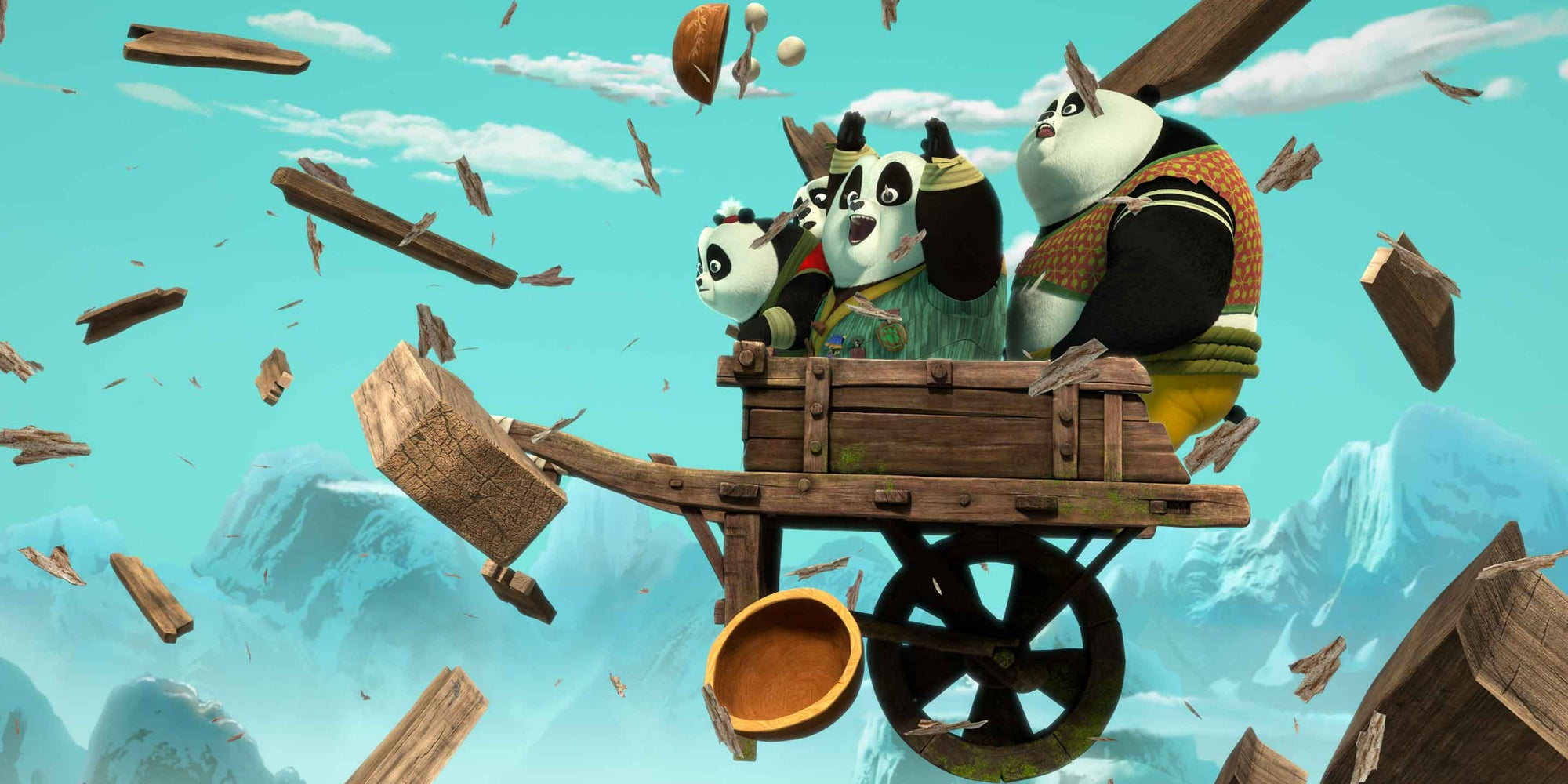 Rendez-vous dès le lundi 7 avril pour (re)découvrir la série d'animation "Kung Fu Panda - Les Pattes du Destin" sur DreamWorks