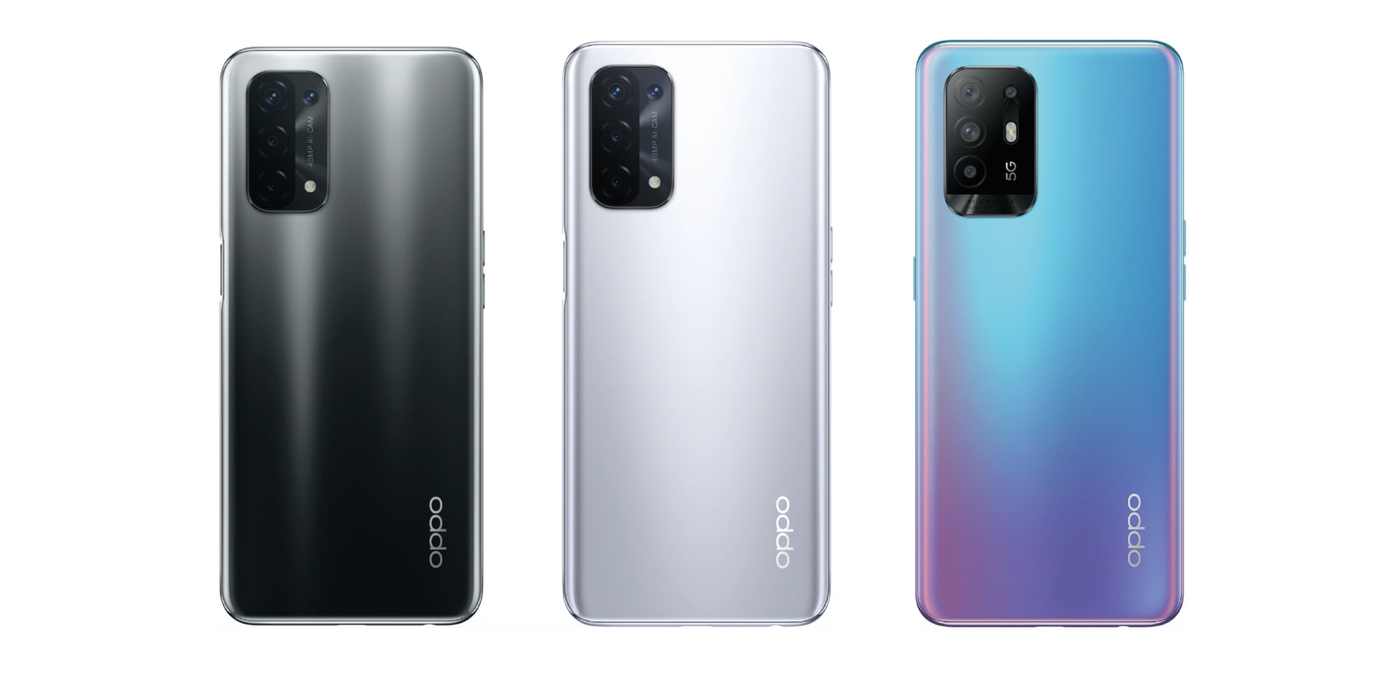 Oppo agrandit sa série A avec trois nouveaux-nés : A54, A74 et A94.
