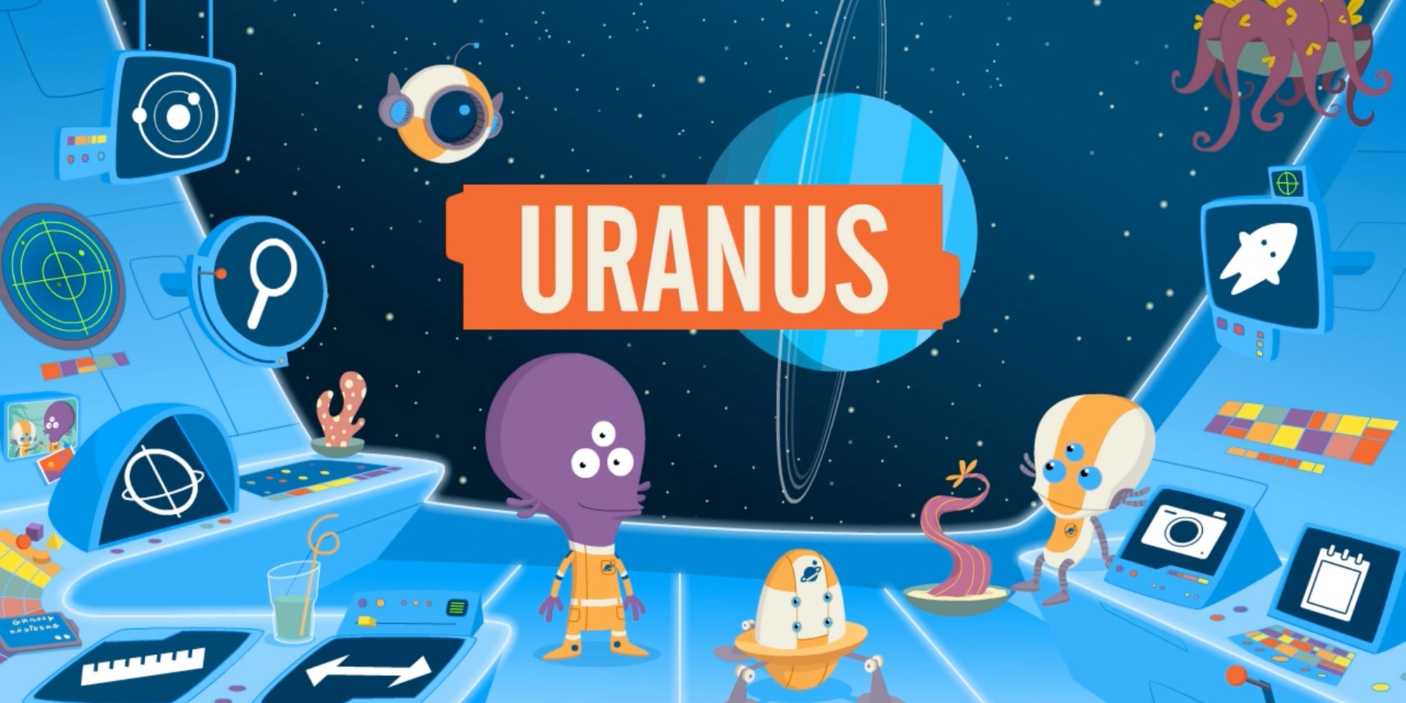 Le Commandant Byör et son droïde Imma vous attendent dans ''Mission, système solaire'', à découvrir sur SFR Kids Récré !