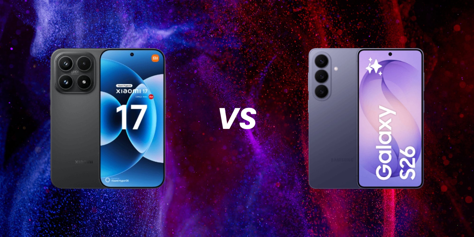 Qui l'emportera entre le Xiaomi 17 ou le Samsung Galaxy S26 ?