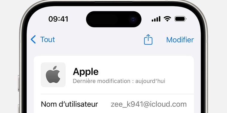 Voici comment utiliser l'application ''Mots de passe'' d'Apple.