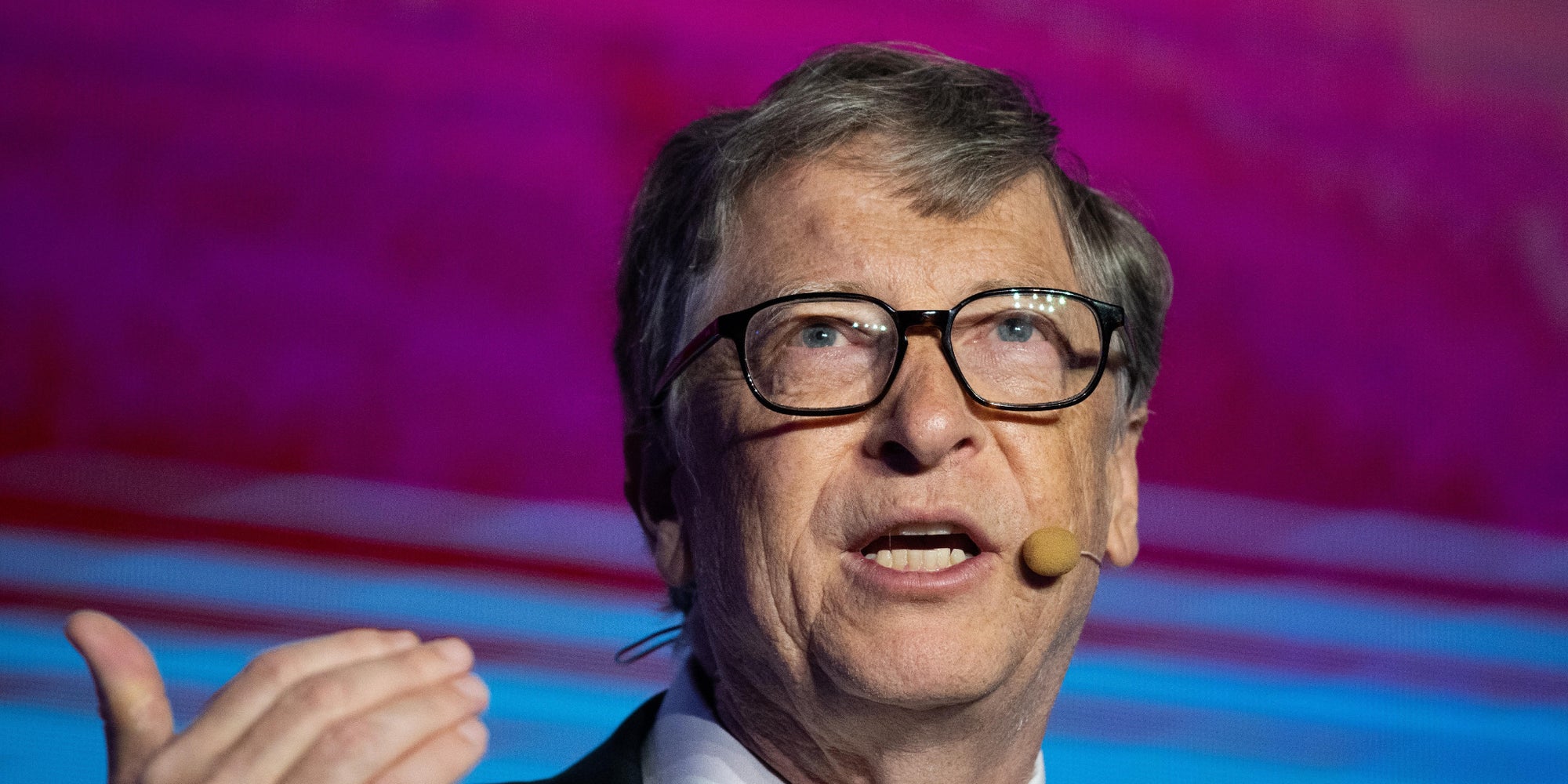 Bill Gates, fondateur de Microsoft, lors d’une conférence à Pékin en novembre 2018.