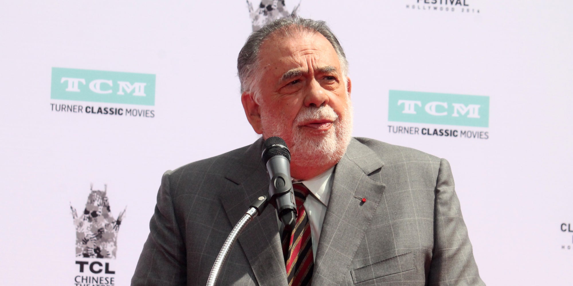 Francis Ford Coppola lors de la cérémonie en son honneur à la TCL Chinese Theatre IMAX, le 29 avril 2016 à Los Angeles, Californie