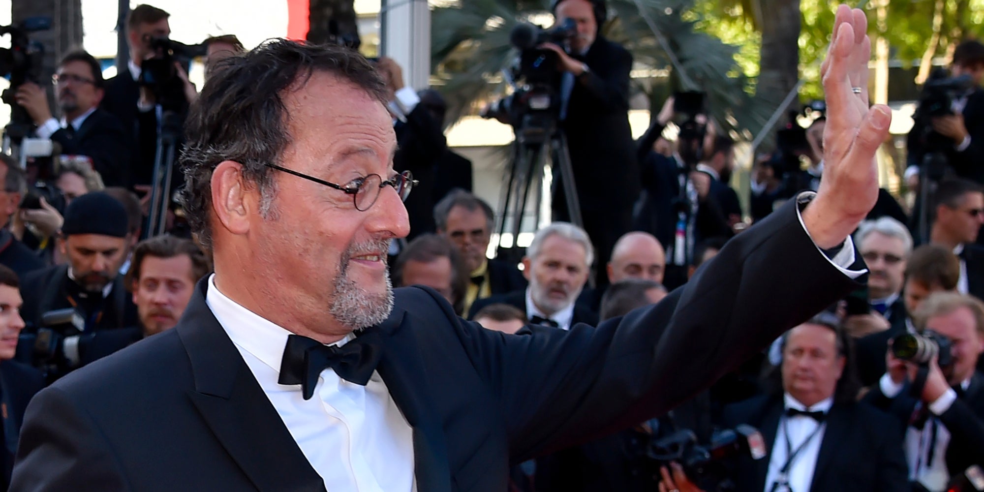 L'acteur Jean Reno sur le tapis rouge du Festival de Cannes en 2016.