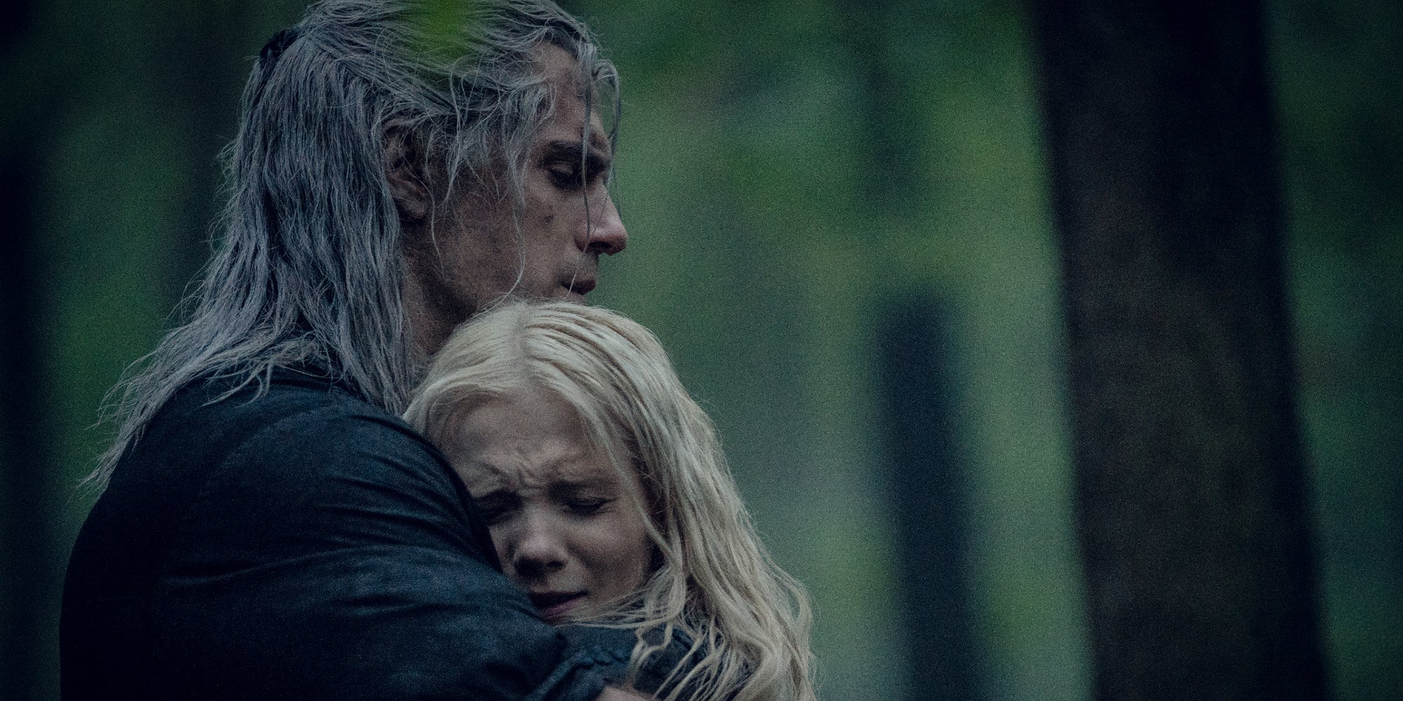 Geralt et Ciri (Henry Cavill et Freya Allan), les retrouvailles à la toute fin de la saison 1 de "The Witcher"...