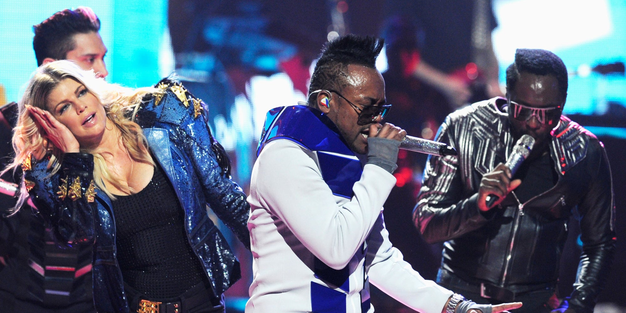 Les Black Eyed Peas à Las Vegas pour le iHeartRadio Music Festival le 23 septembre 2011.