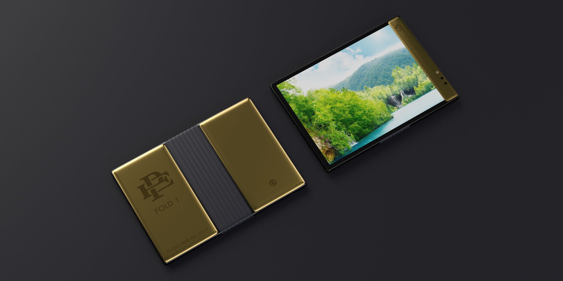 Le smartphone pliable délirant du frère de Pablo Escobar.