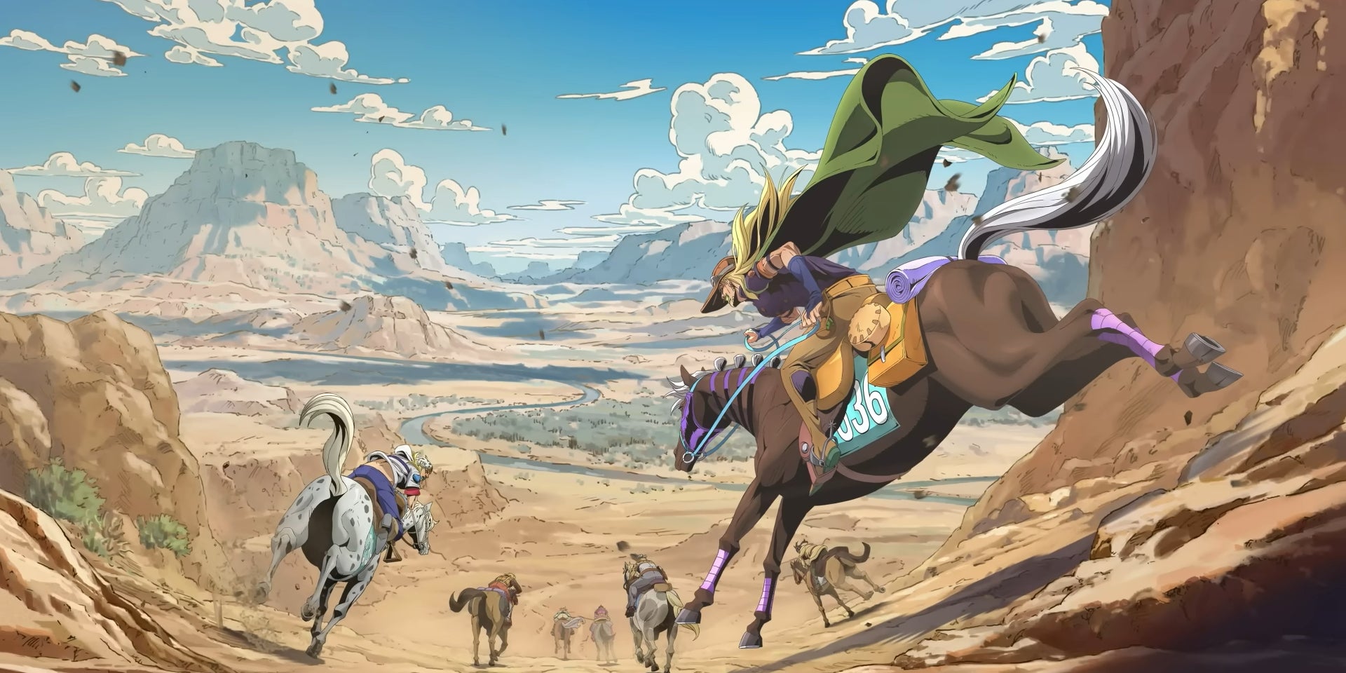 La prochaine saison de "JoJo’s Bizarre Adventure", intitulée "Steel Ball Run", débarquera prochainement sur Netflix ! 