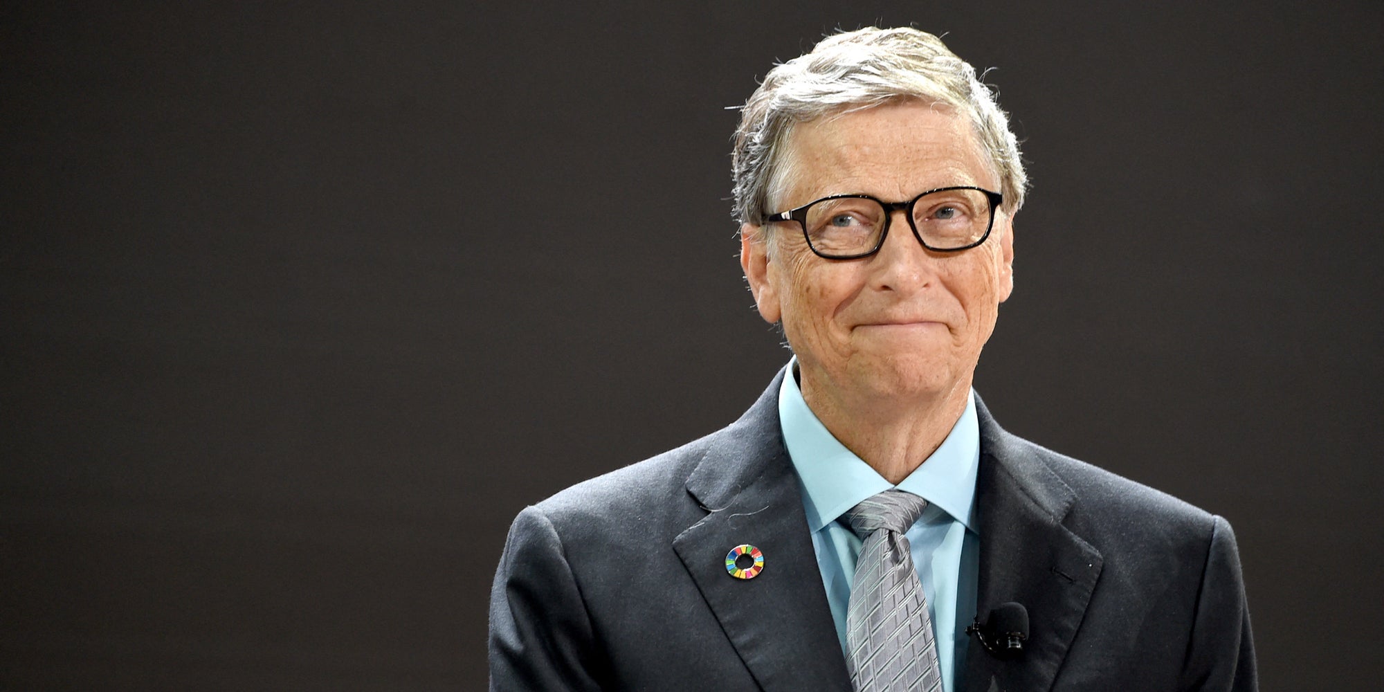 Bill Gates lors d'un évènement "Goalkeepers" de la Gates Foundation, au Lincoln Center à New York, le 20 septembre 2017. 