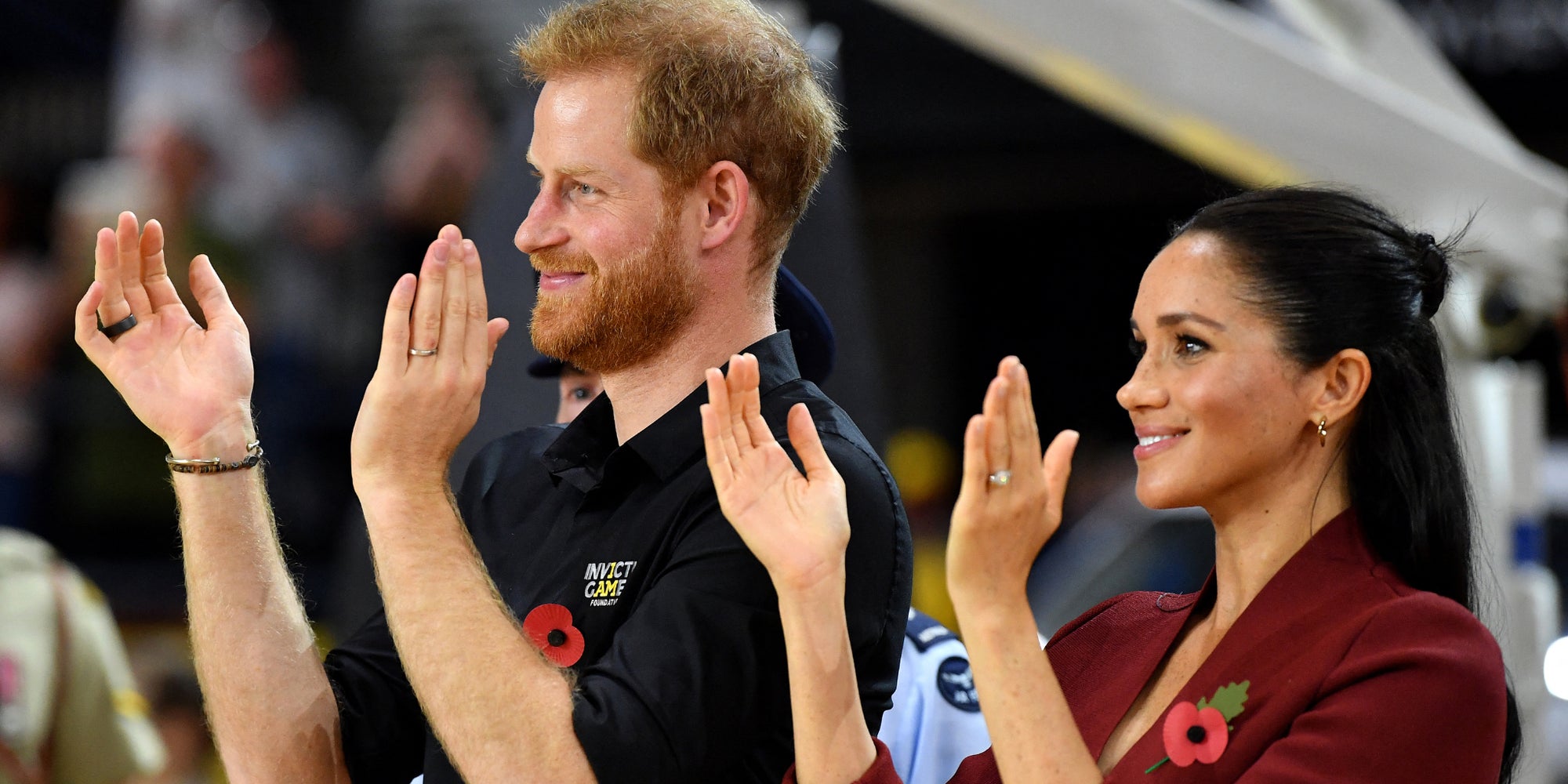 Le prince Harry et Meghan Markle aux Invictus Games, à Sydney, le 27 octobre 2018.